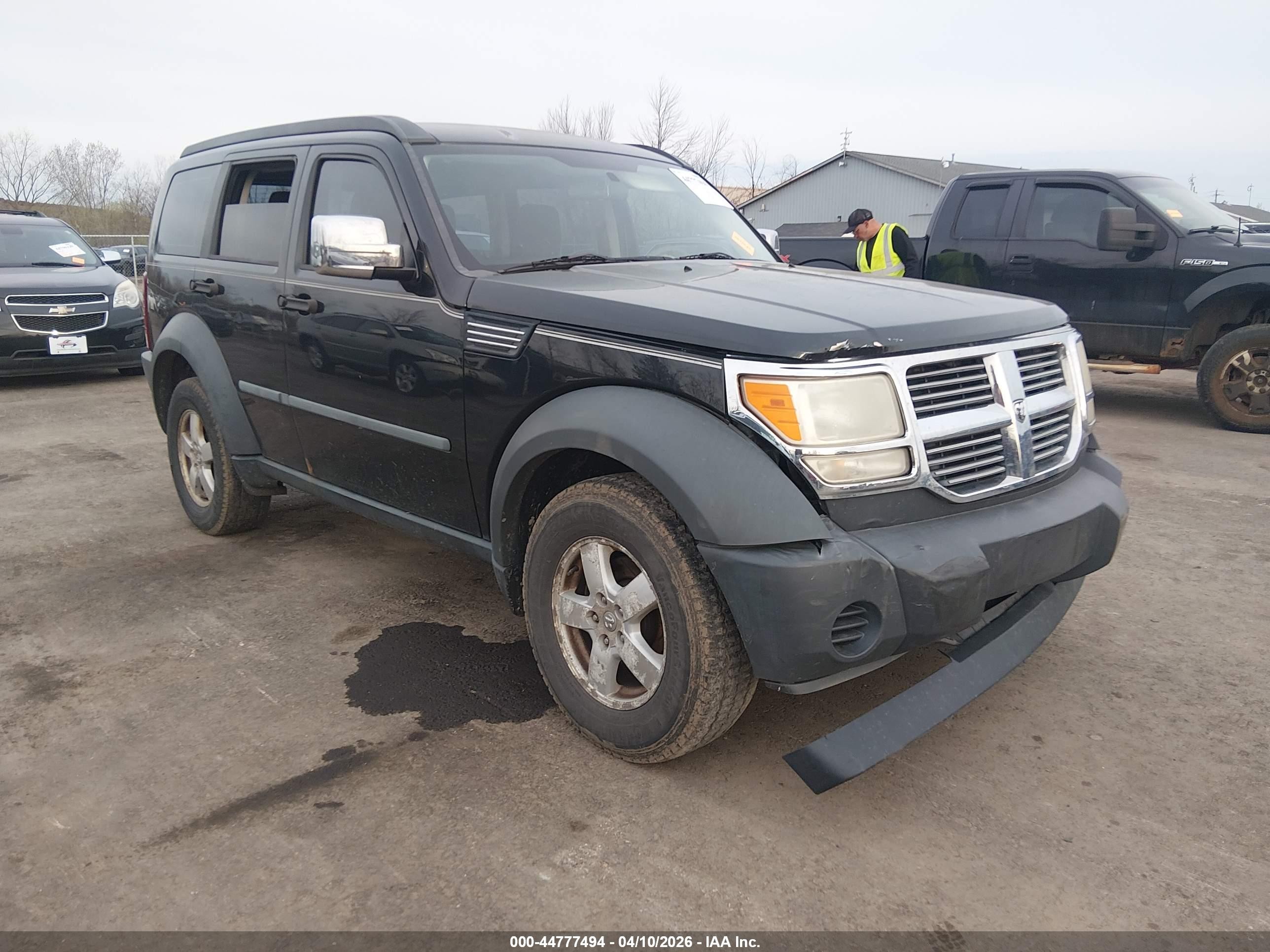 2008 Dodge Nitro SXT, VIN 1D8GU28K68W243181 — Front end