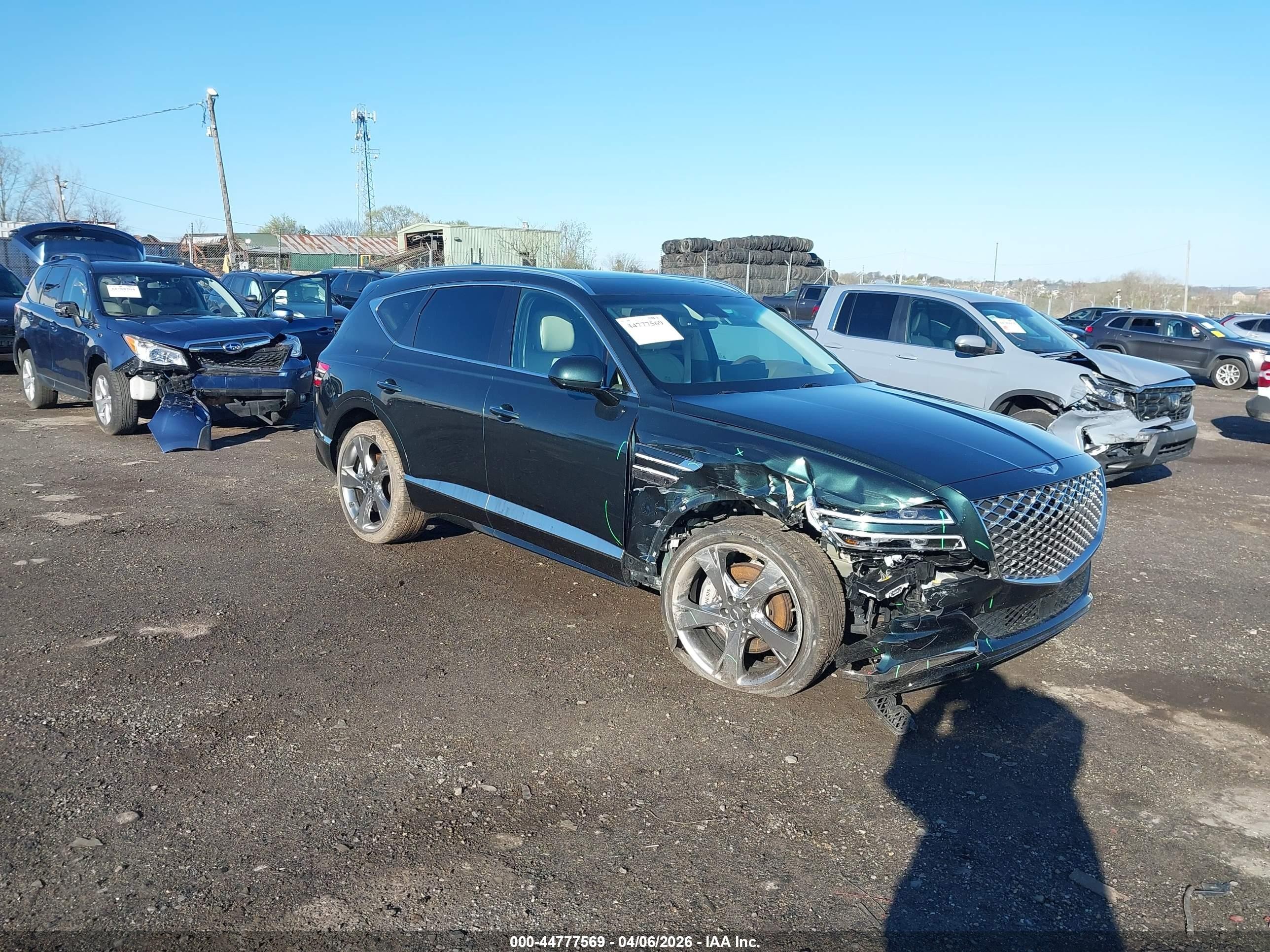 2023 Genesis GV80, VIN KMUHBDSB1PU105245 — Front end