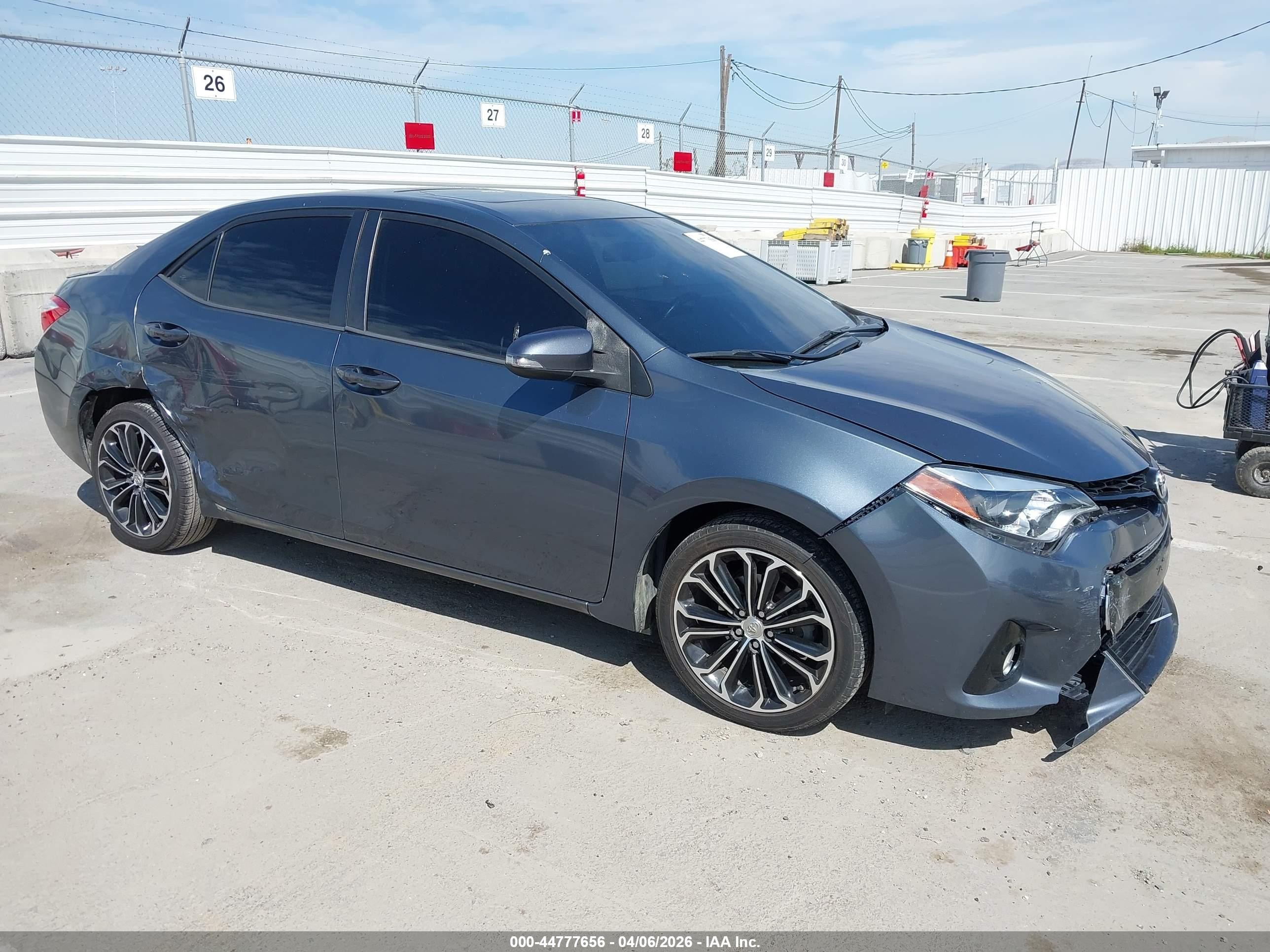 2014 Toyota Corolla S Plus, VIN 5YFBURHE2EP005148 — Front end