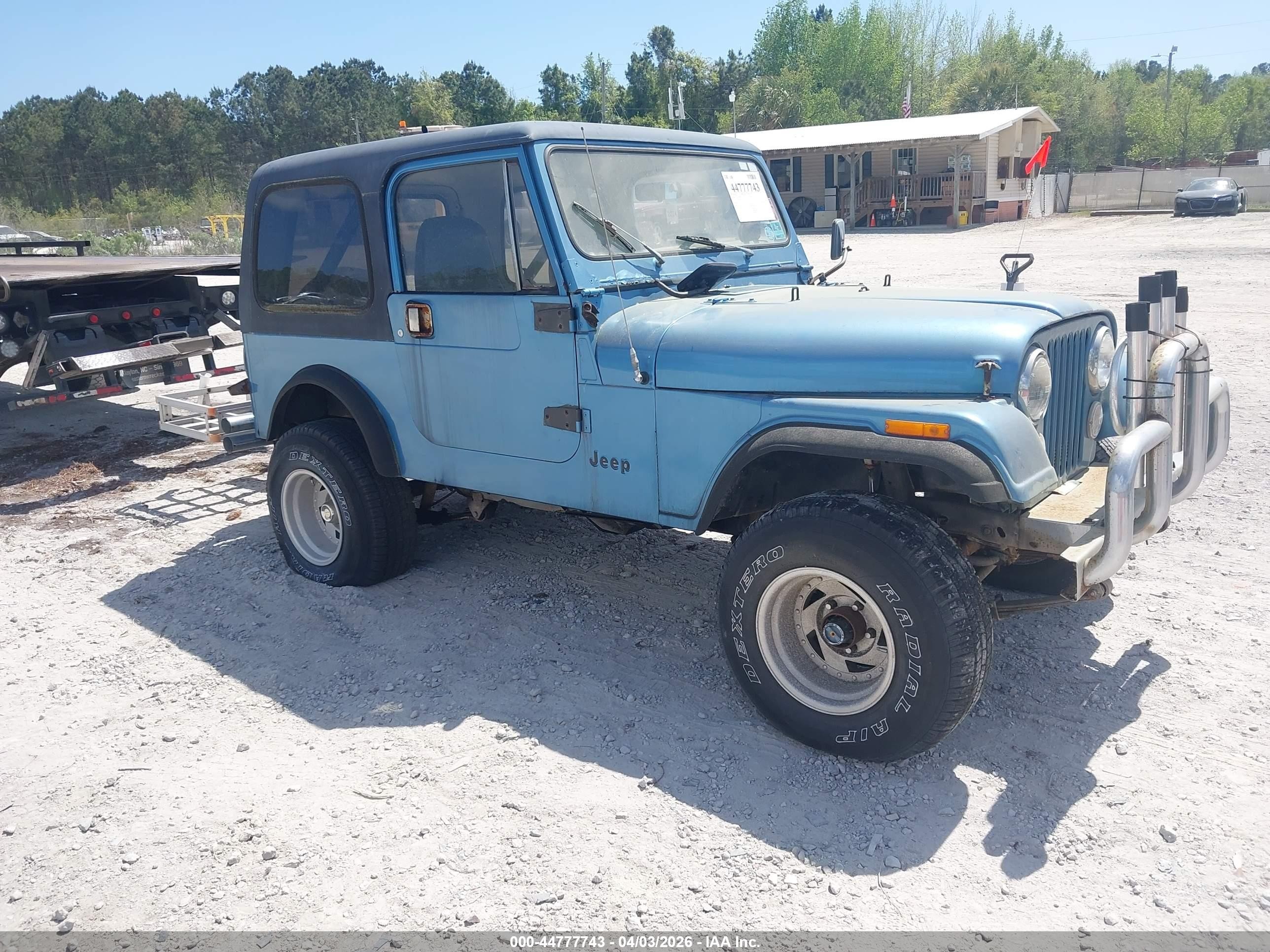 1986 Jeep CJ, VIN 1JCCM87E6GT118188 — Обычный износ