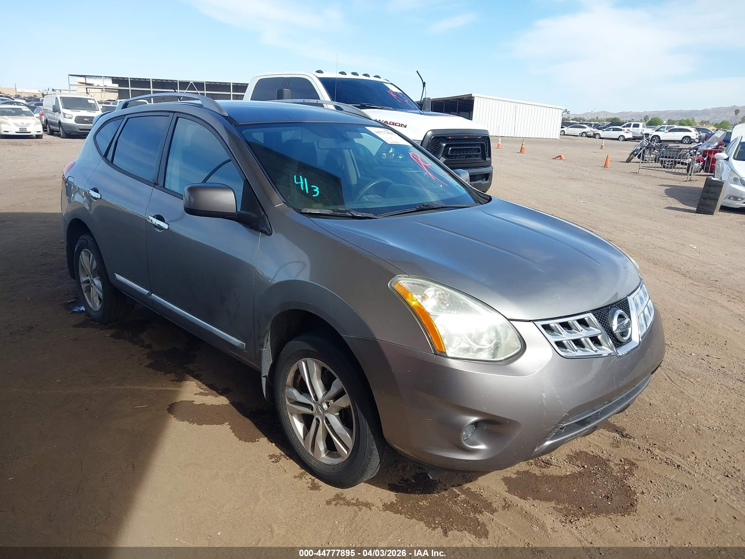 2012 Nissan Rogue SL, VIN JN8AS5MV3CW717175 — Auction photo