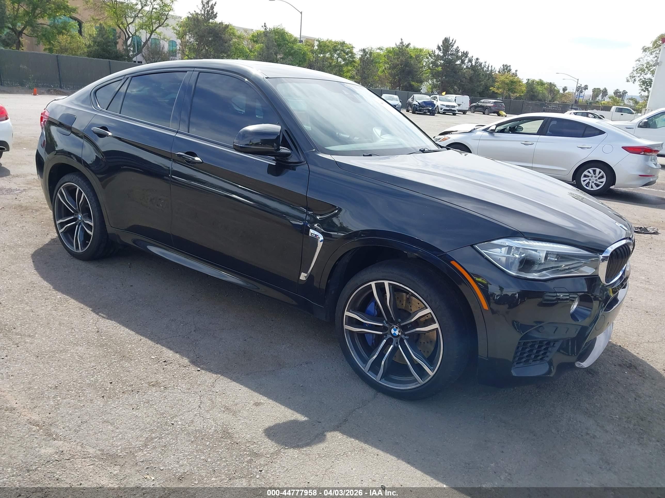 2015 BMW X6 M, VIN 5YMKW8C55F0R42784 — Rear end