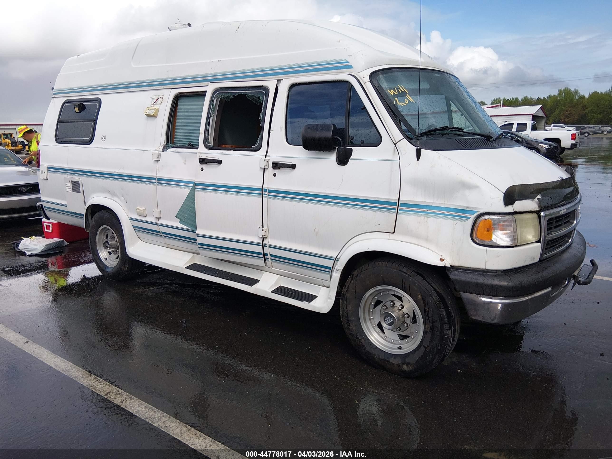 1996 Dodge Cargo, VIN 2B7KB31Z7TK108295 — Rollover