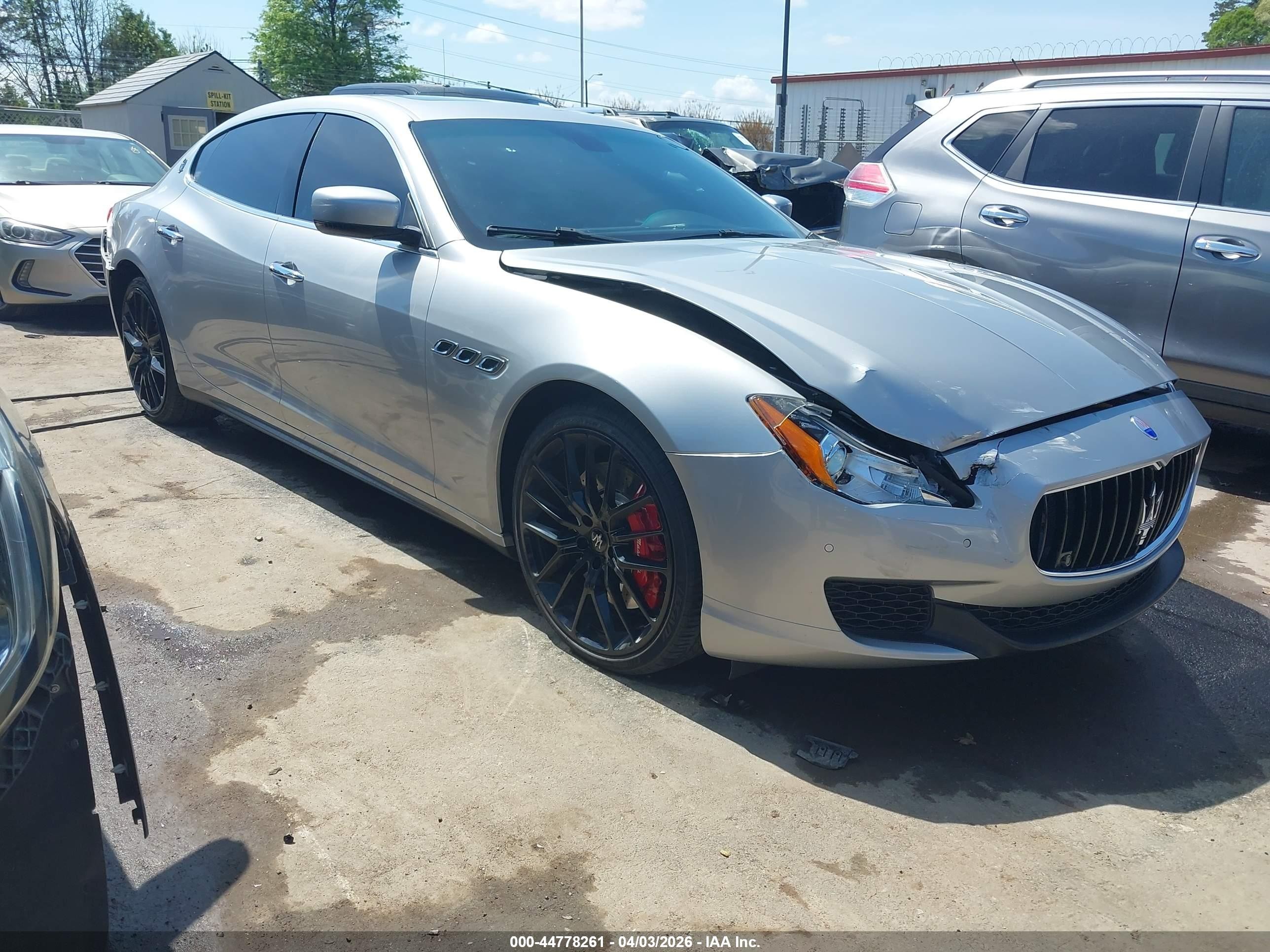 2014 Maserati Quattroporte GTS, VIN ZAM56PPA8E1073108 — Auction photo 1 of 5
