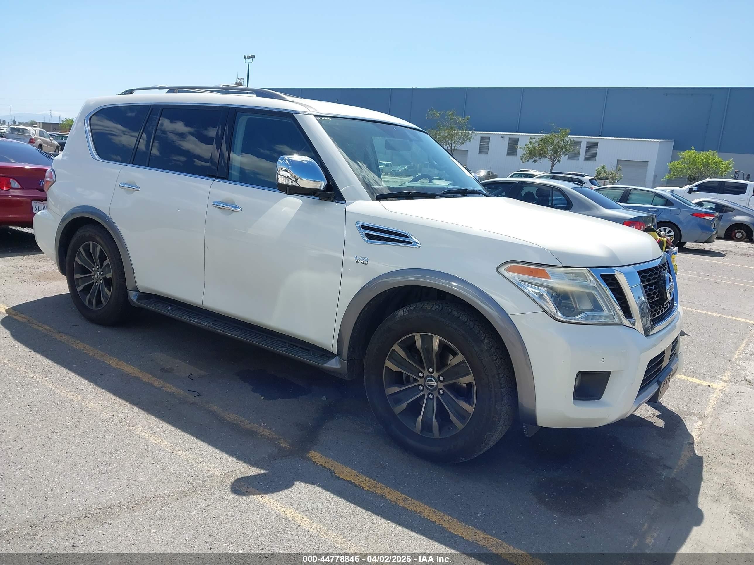 2018 Nissan Armada Platinum, VIN JN8AY2NE8J9731158 — Rear end