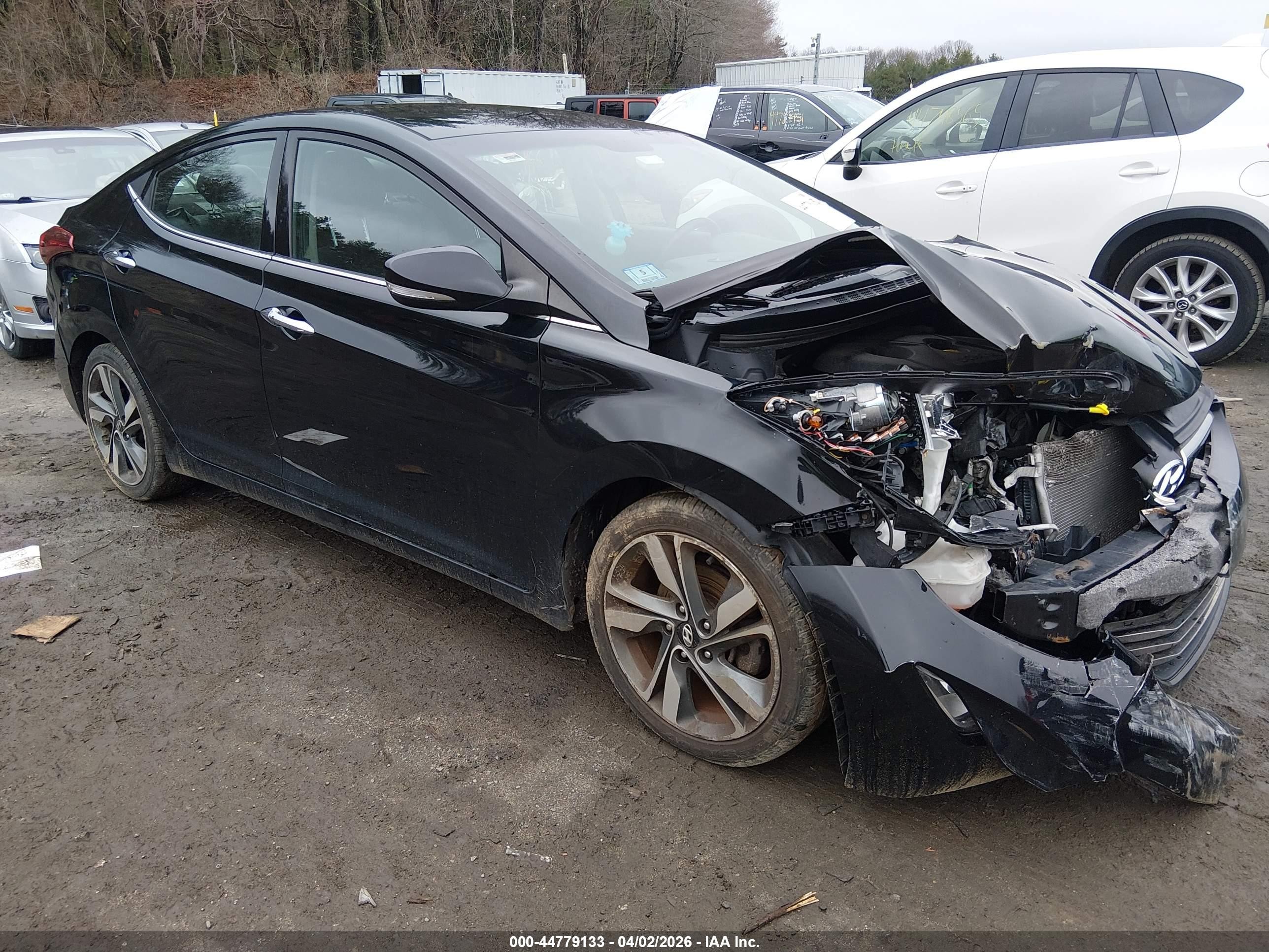 2016 Hyundai Elantra SE, VIN KMHDH4AEXGU534536 — Front end