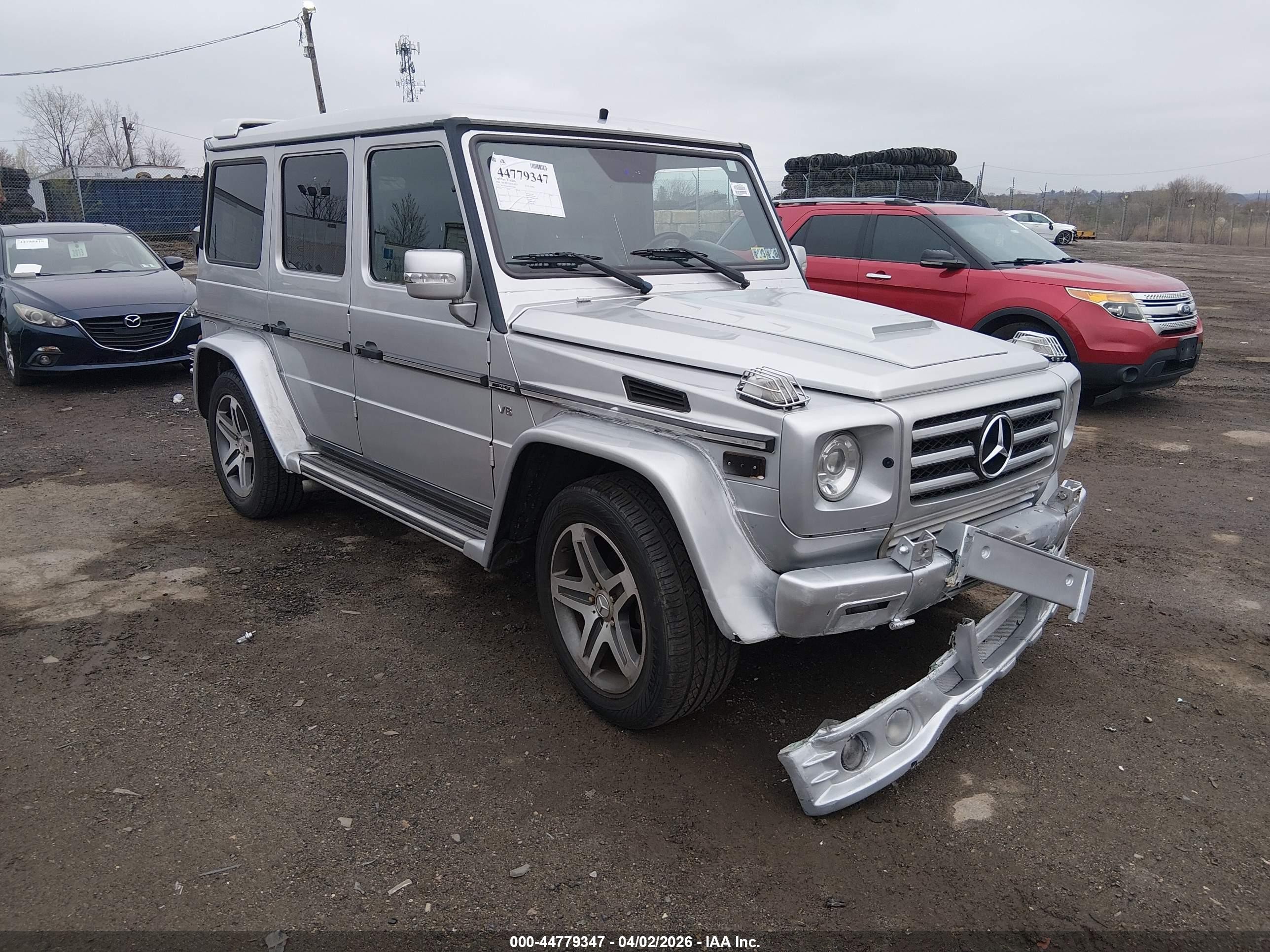 2004 Mercedes-Benz G 5.5L AMG, VIN WDCYR46E94X142583 — Front end