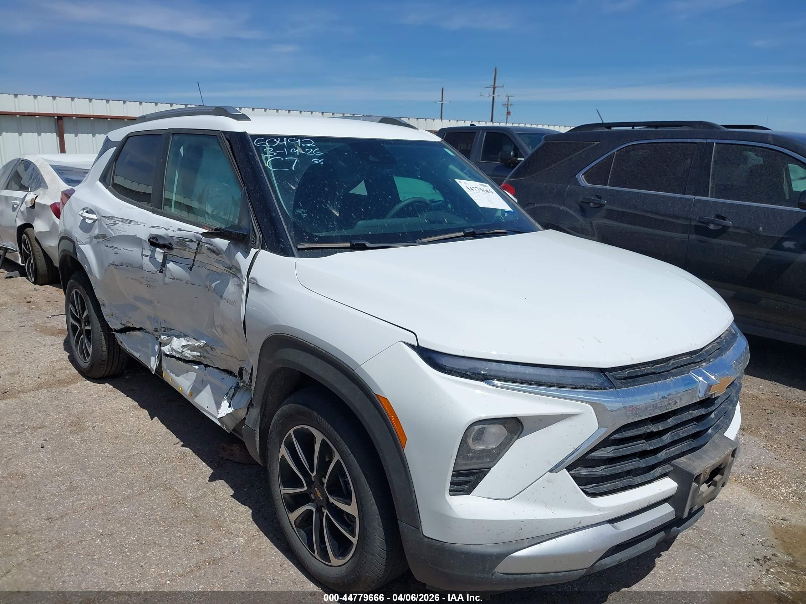 2026 Chevrolet TrailBlazer LT, VIN KL79MPSL4TB027543 — Side