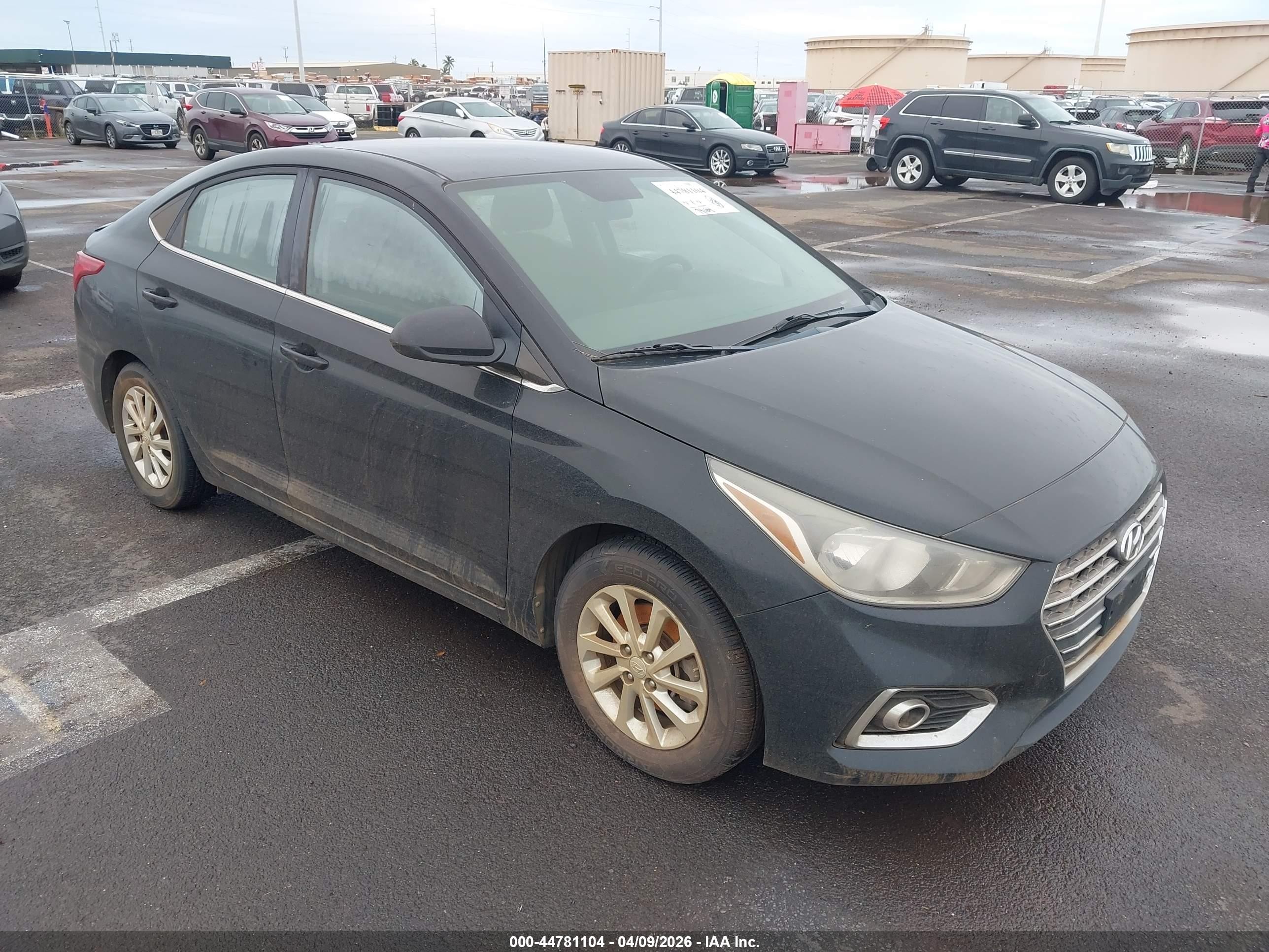 2019 Hyundai Accent SE, VIN 3KPC24A36KE051410 — Вода / потоп