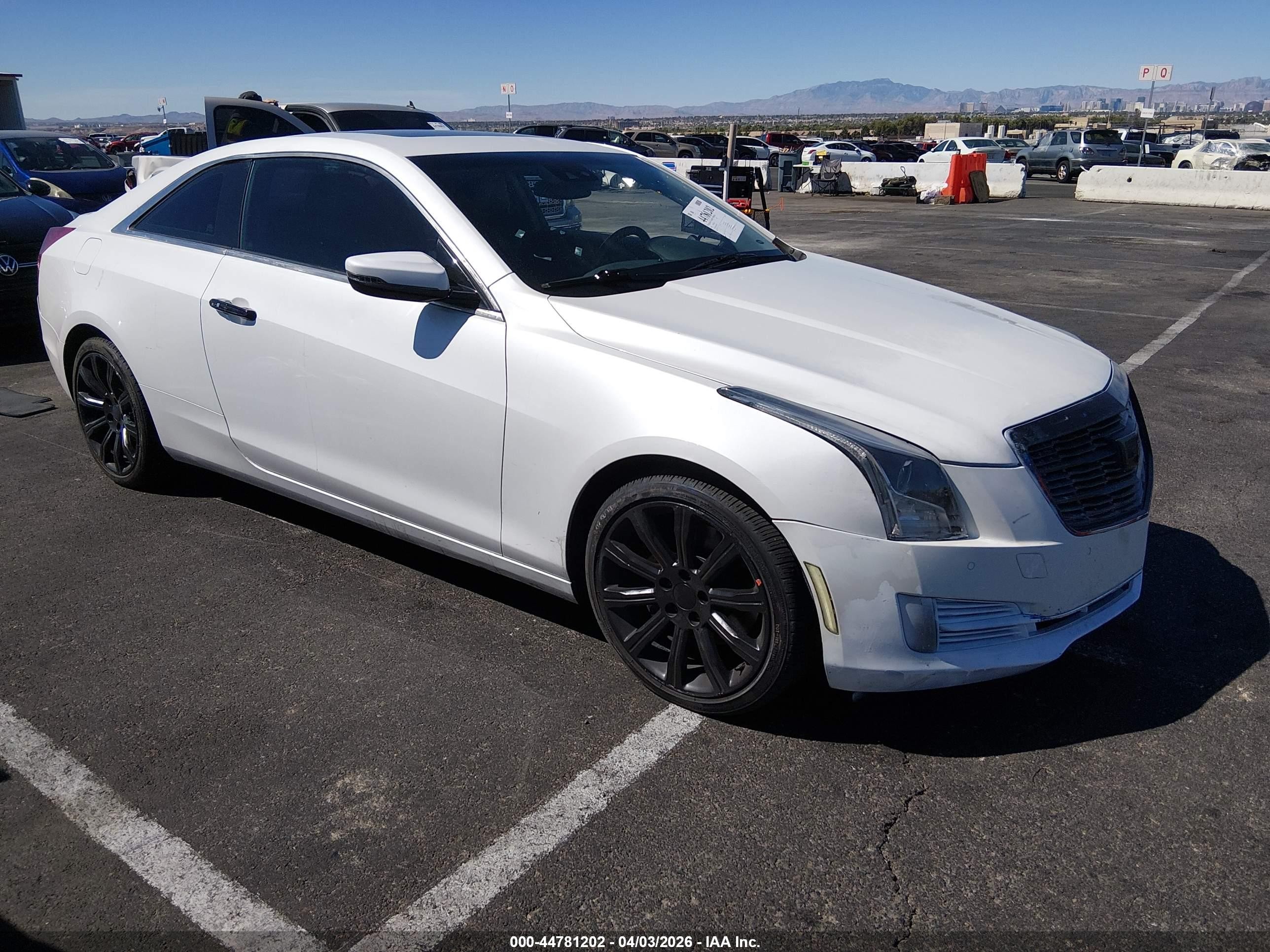 2016 Cadillac ATS Luxury Collection RWD, VIN 1G6AB1RX5G0143799 — Theft recovery