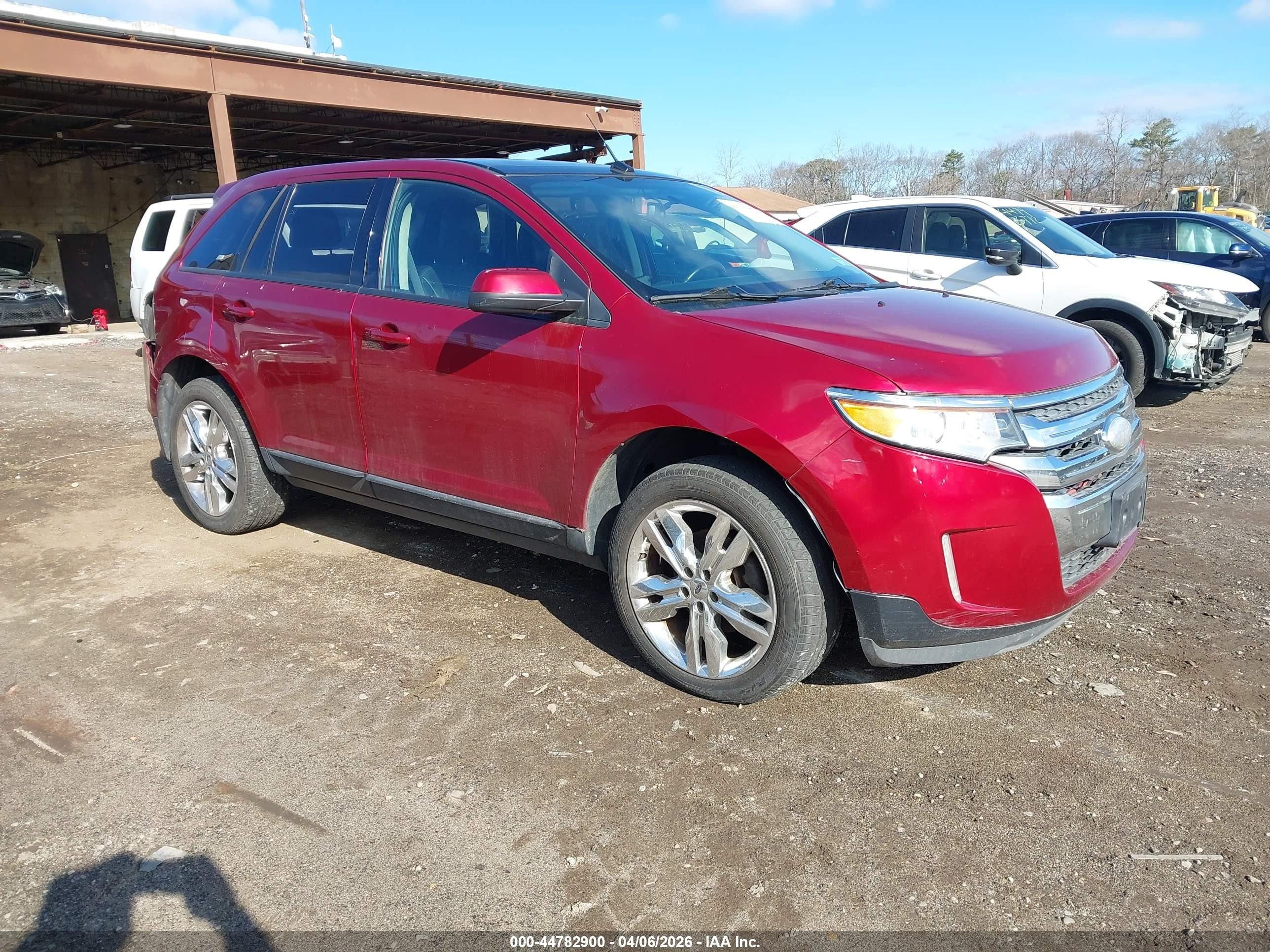 2013 Ford Edge SEL, VIN 2FMDK4JC8DBE29706 — Rear end