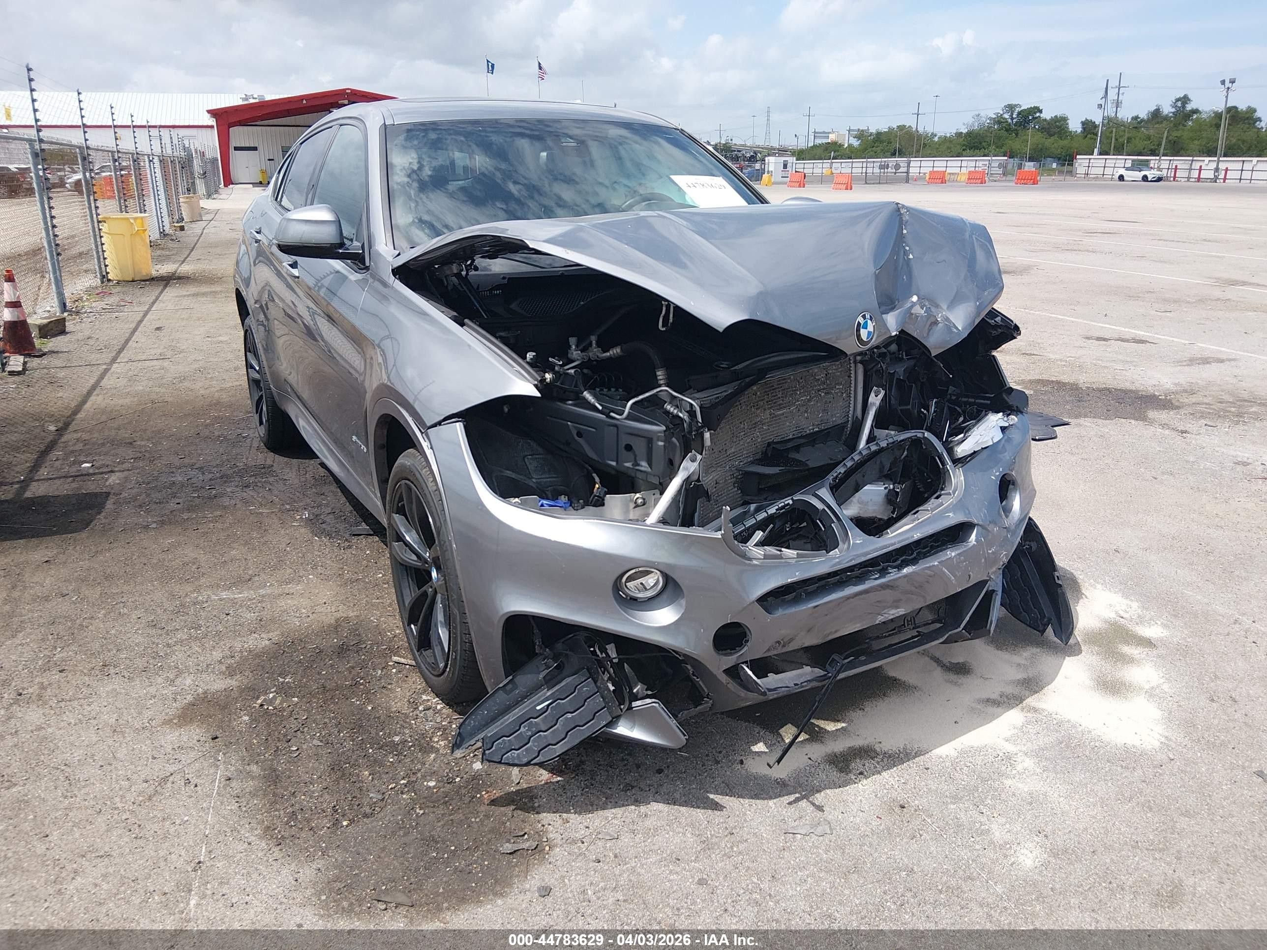 2019 BMW X6 sDrive35i, VIN 5UXKU0C54K0S97375 — Front end