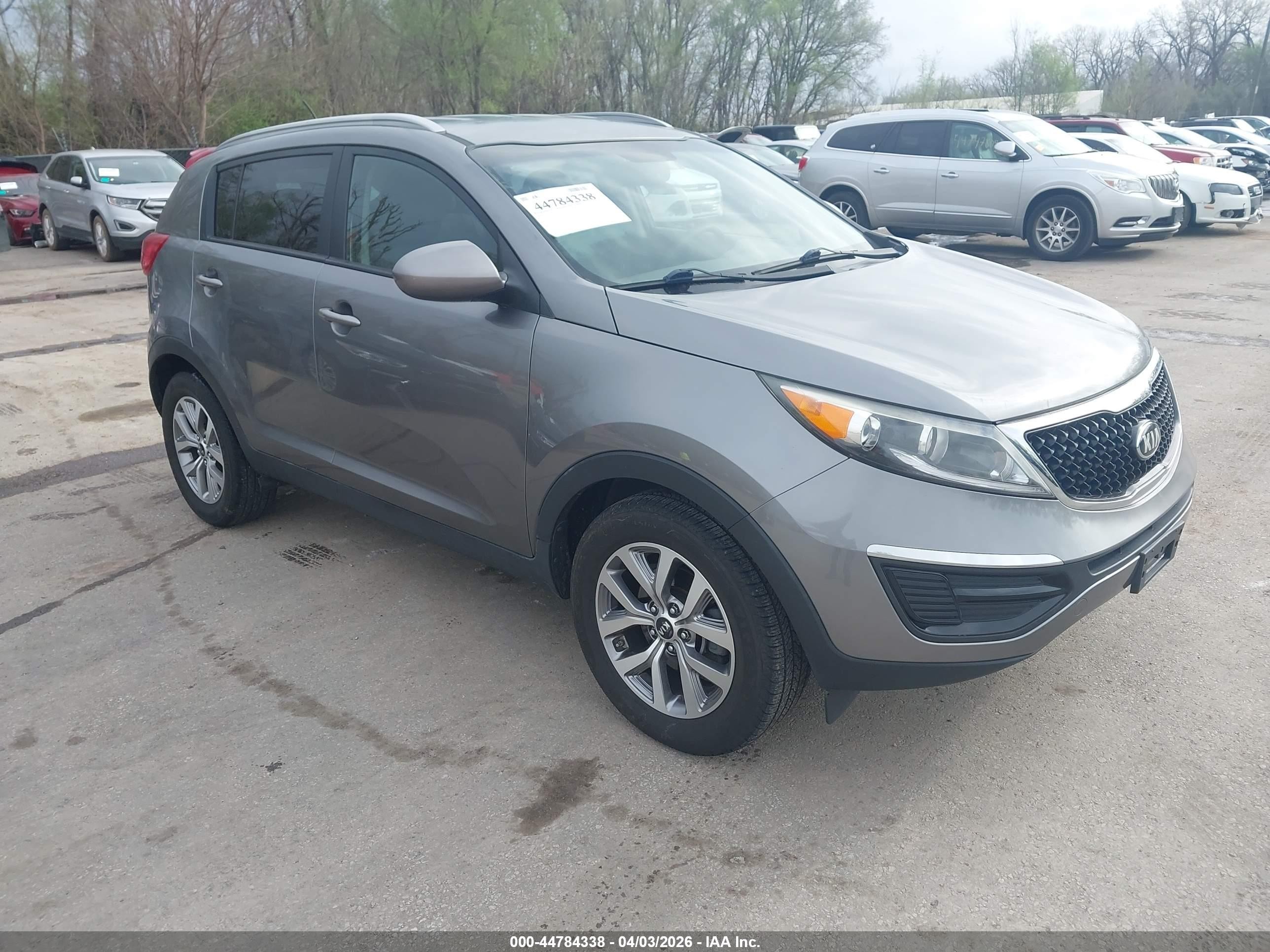 2016 Kia Sportage LX, VIN KNDPB3AC1G7797668 — Hail