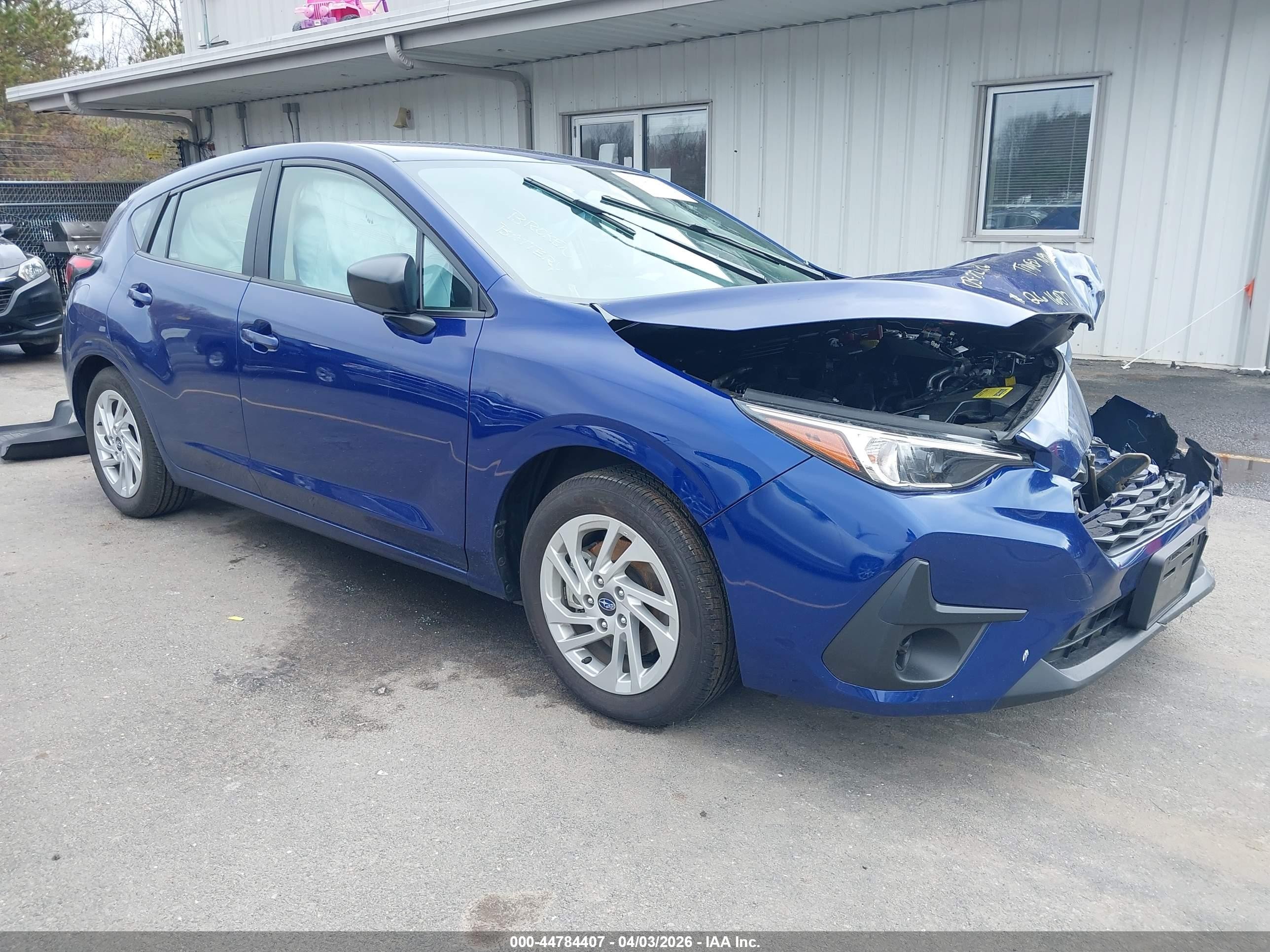 2025 Subaru Impreza, VIN JF1GUABCXS8251926 — Front end