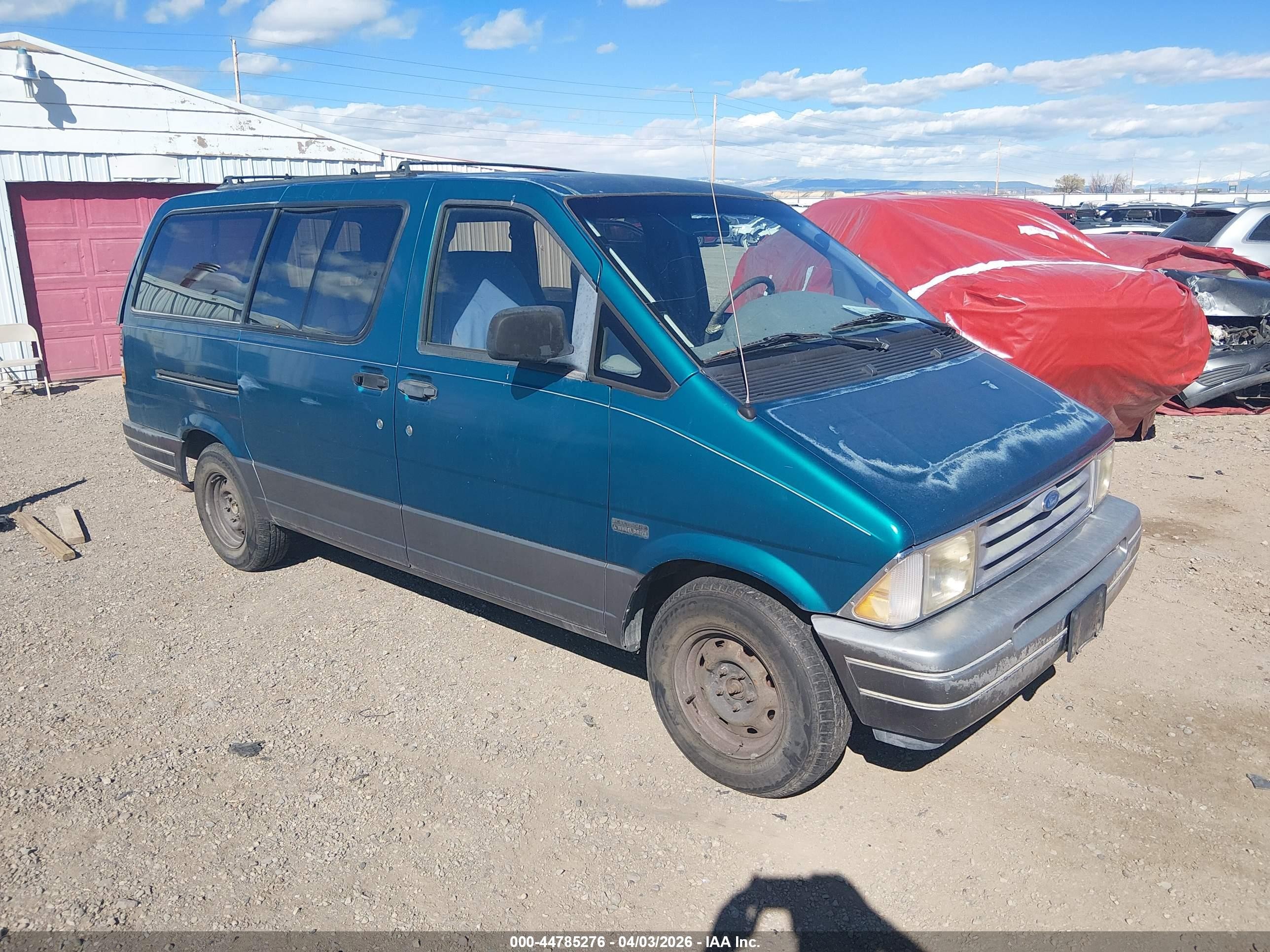 1994 Ford Aerostar Eddie Bauer, VIN 1FMDA41X9RZA61305 — Rear end