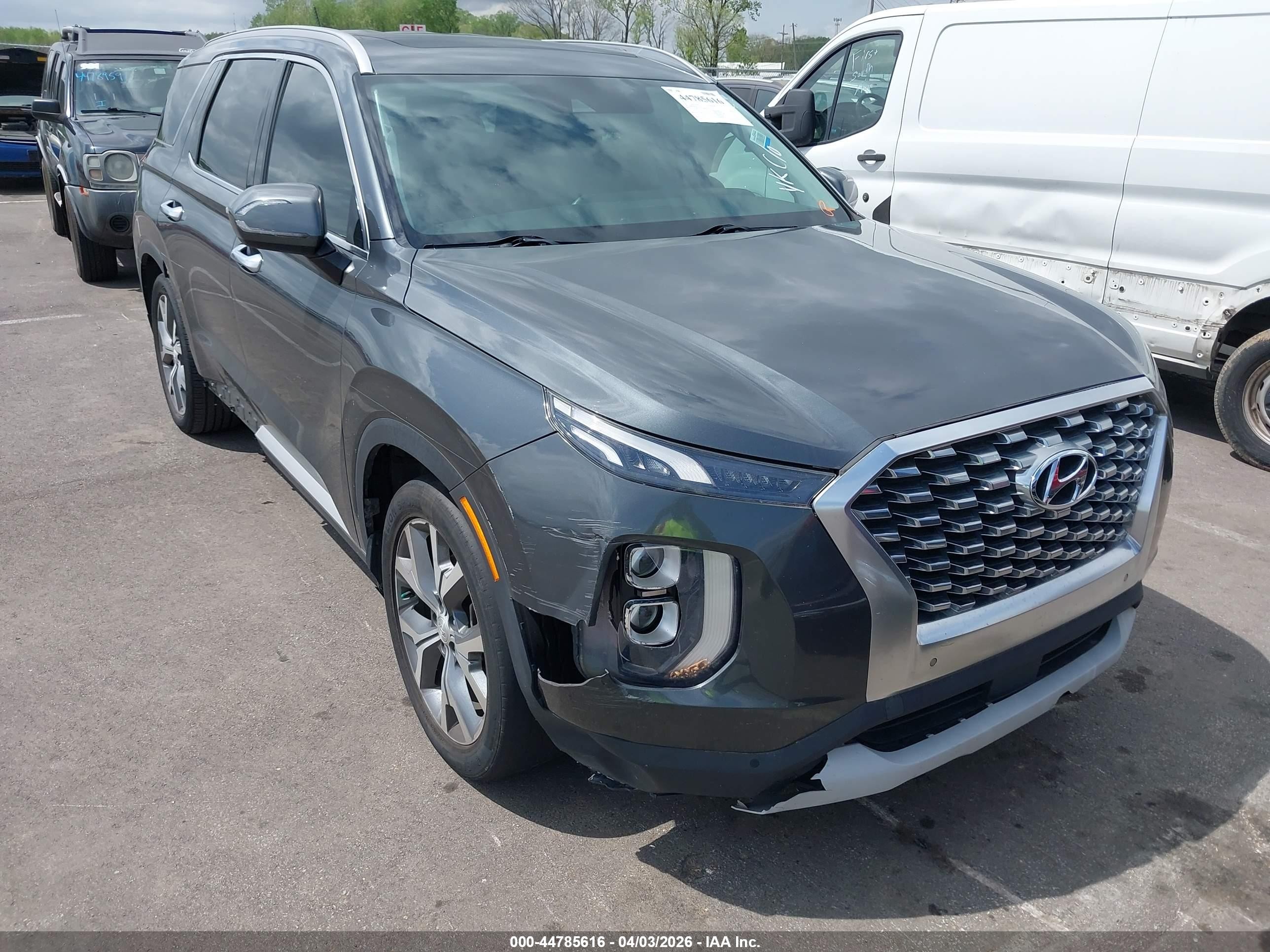 2020 Hyundai Palisade SEL, VIN KM8R34HE3LU141241 — Side