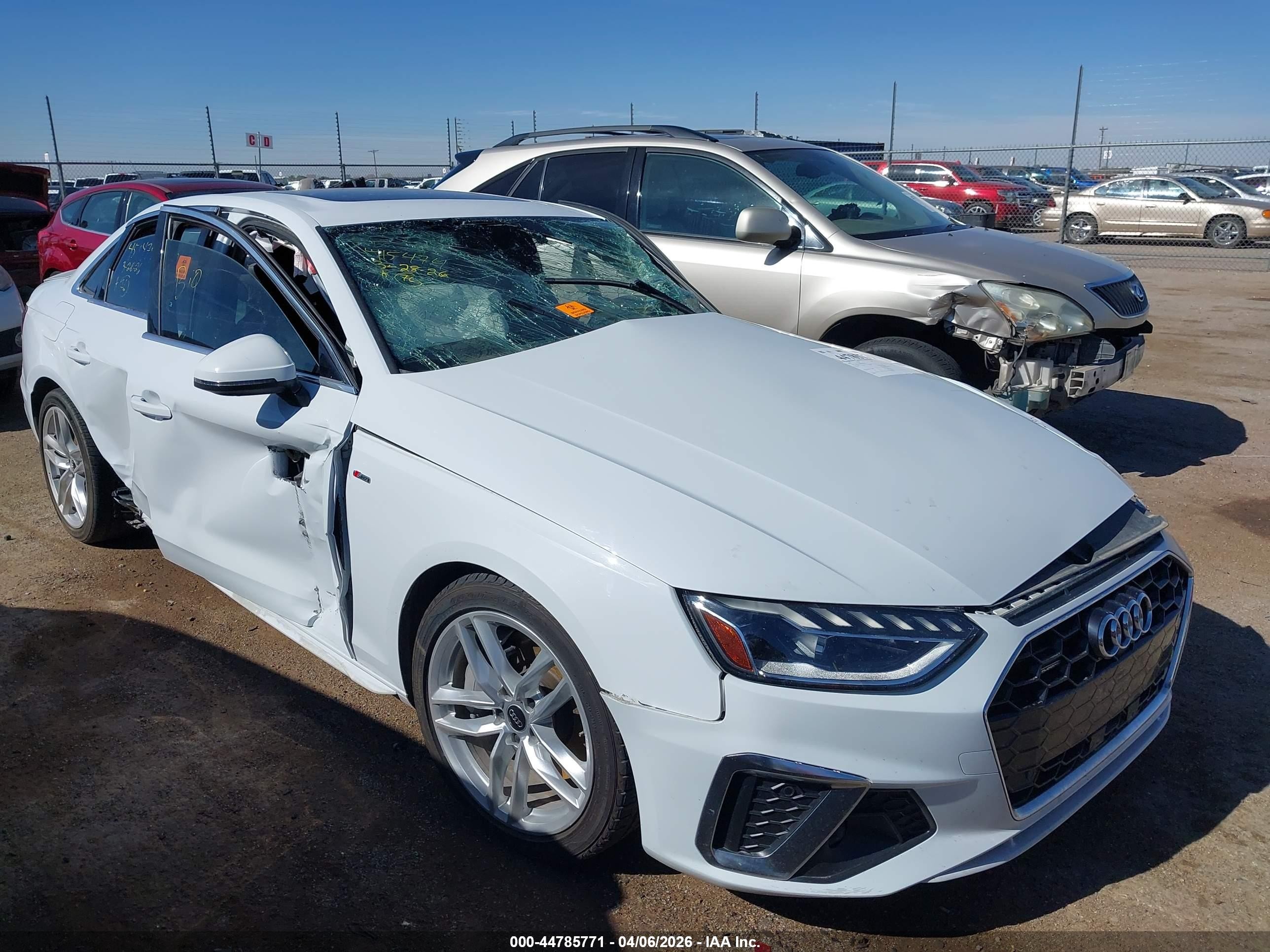 2023 Audi A4 S line Premium Plus, VIN WAUEAAF44PA036374 — Side
