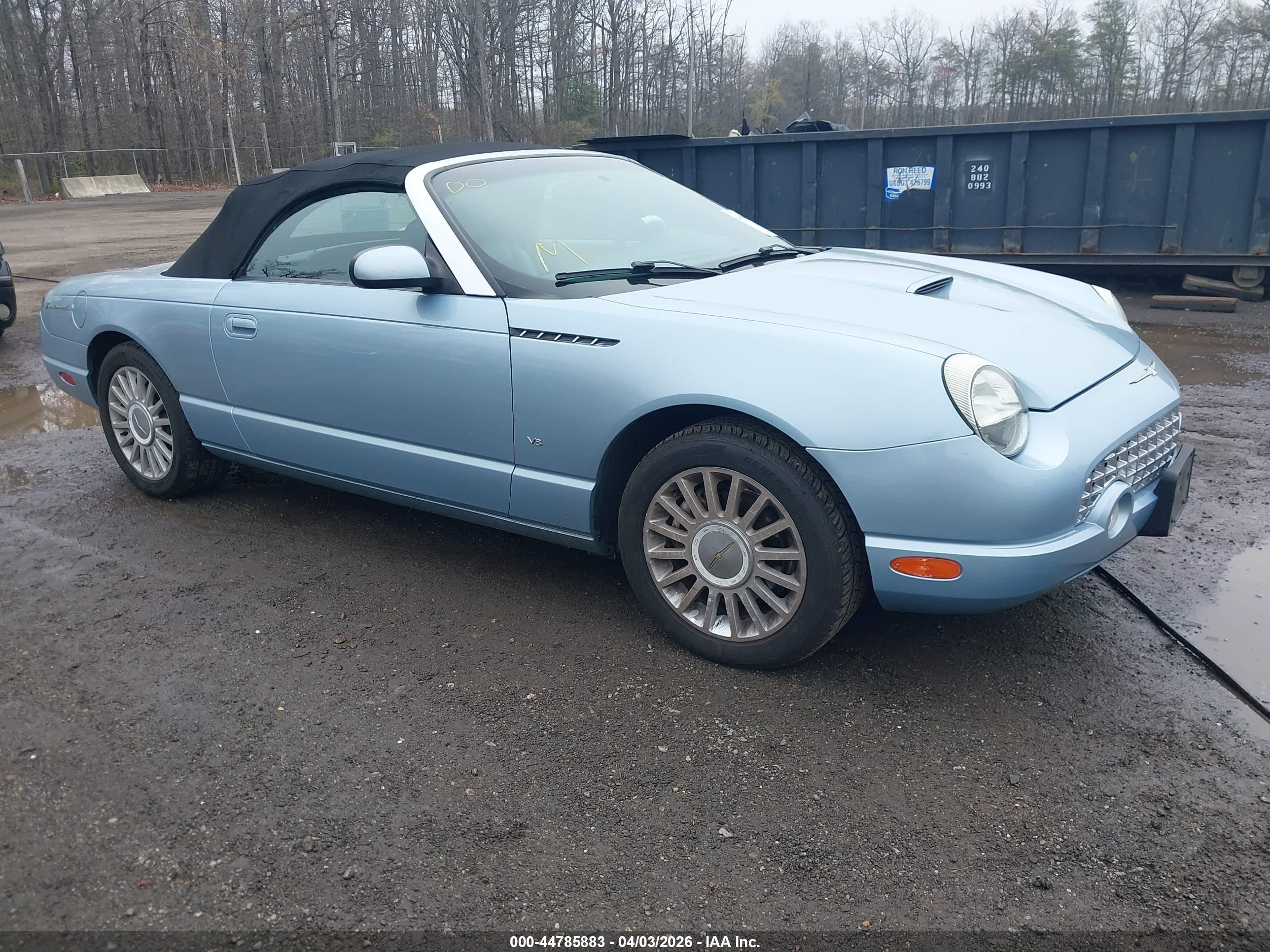 2004 Ford Thunderbird Deluxe, VIN 1FAHP60A64Y110624 — Перед