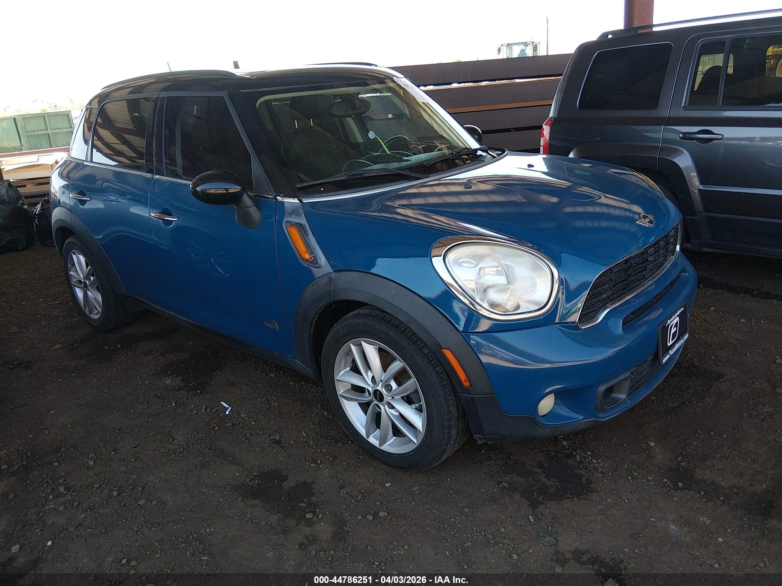 2011 MINI Countryman S, VIN WMWZC5C54BWM10963 — Undercarriage