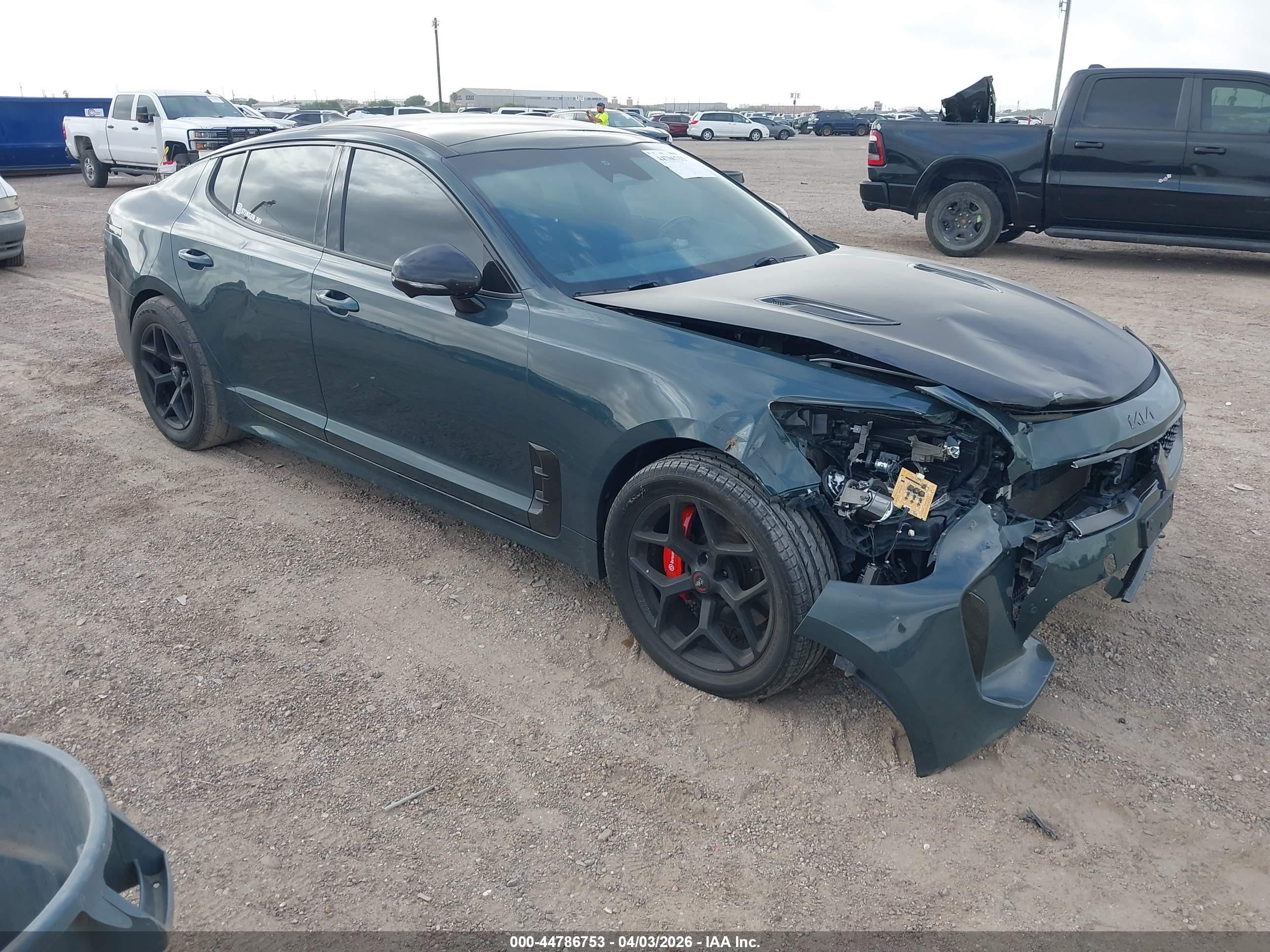 2023 Kia Stinger GT2, VIN KNAE55LC3P6125749 — Front end