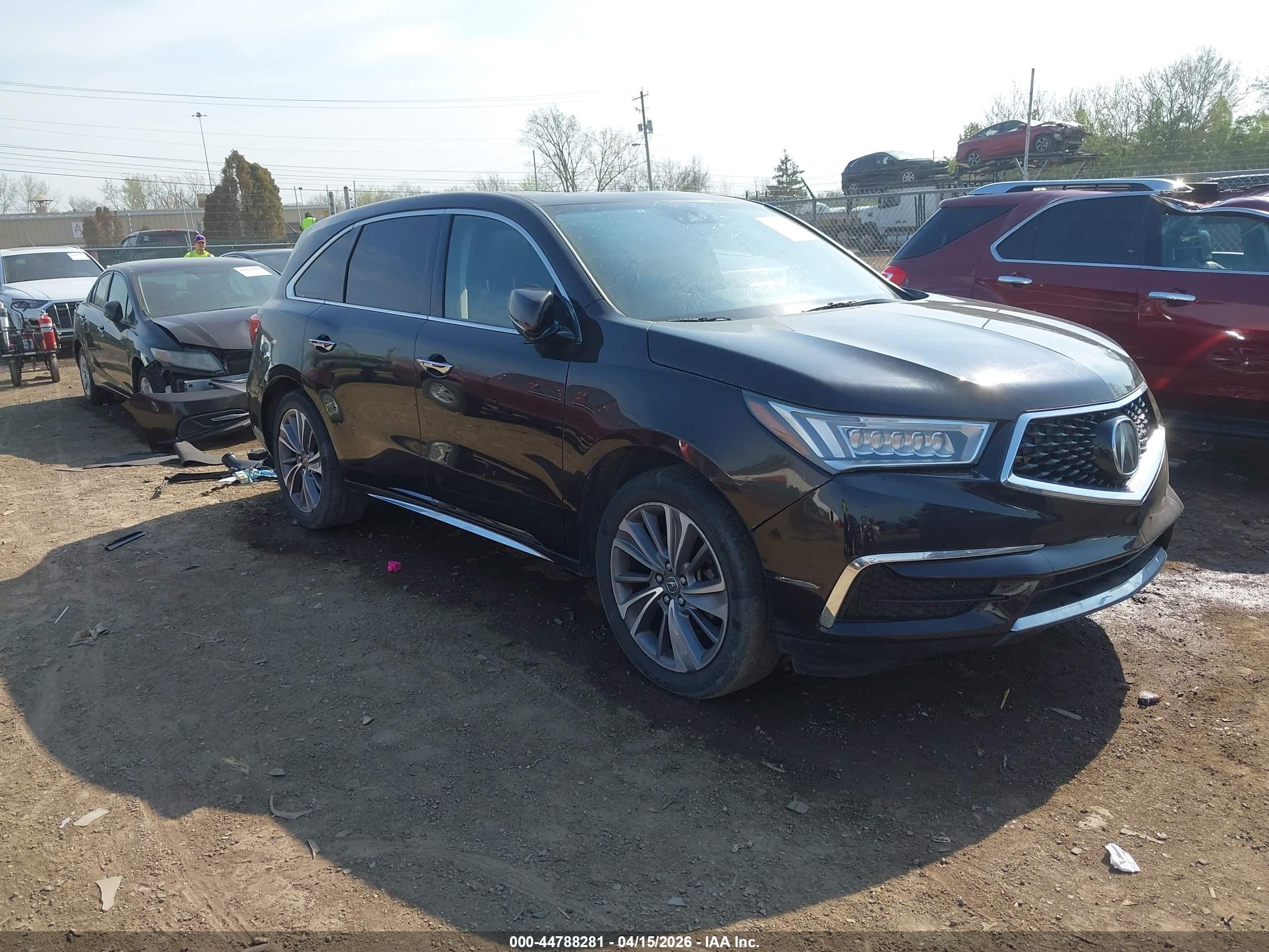 2018 Acura MDX Technology, VIN 5J8YD4H54JL012443 — Крыша