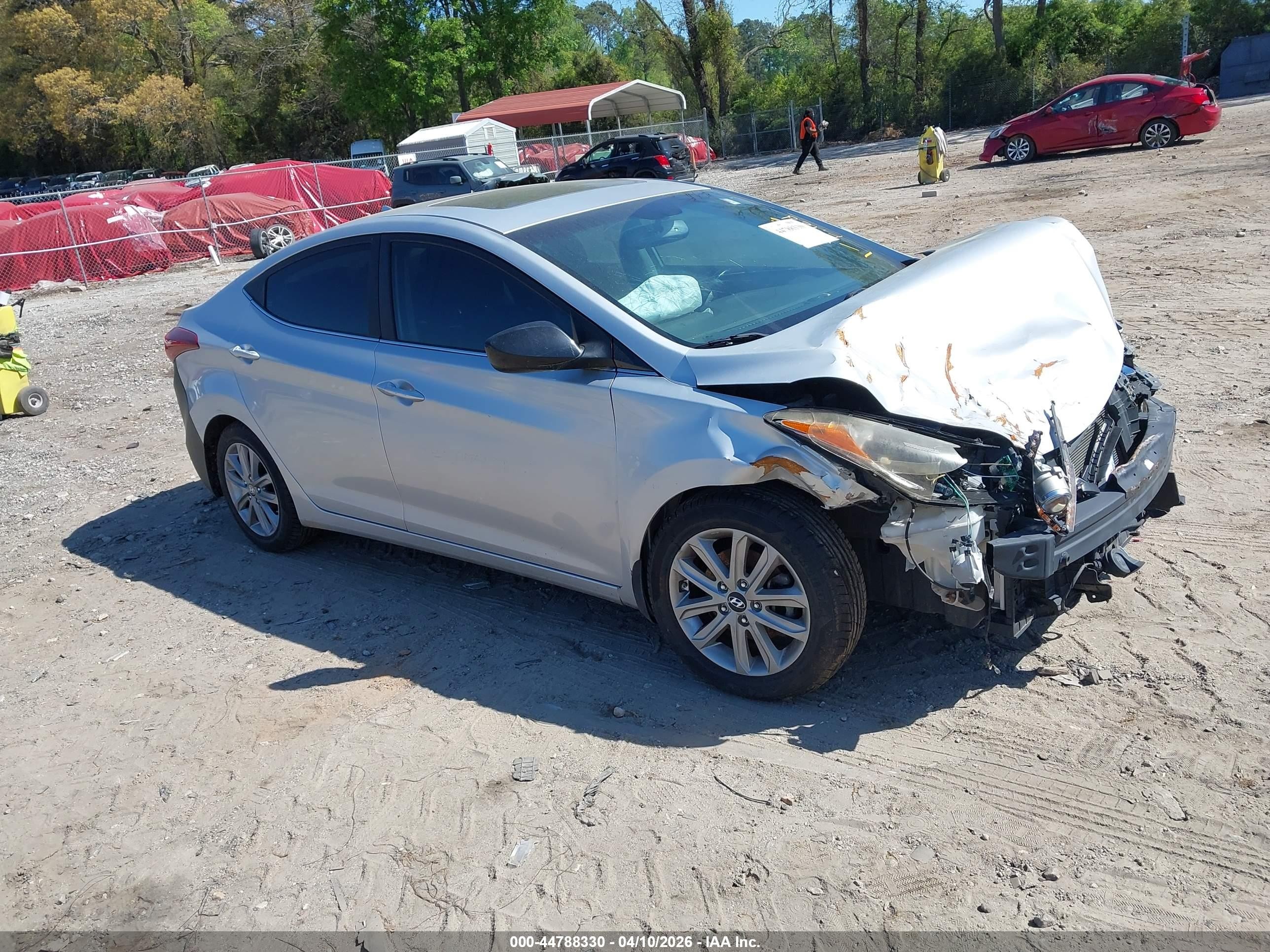 2015 Hyundai Elantra SE, VIN KMHDH4AE5FU438201 — Front end