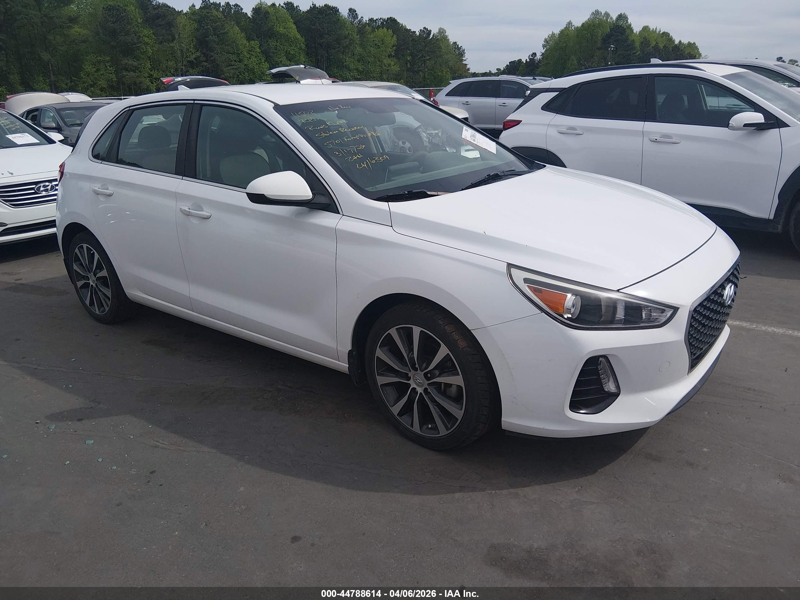 2018 Hyundai Elantra, VIN KMHH35LE3JU016309 — Front end