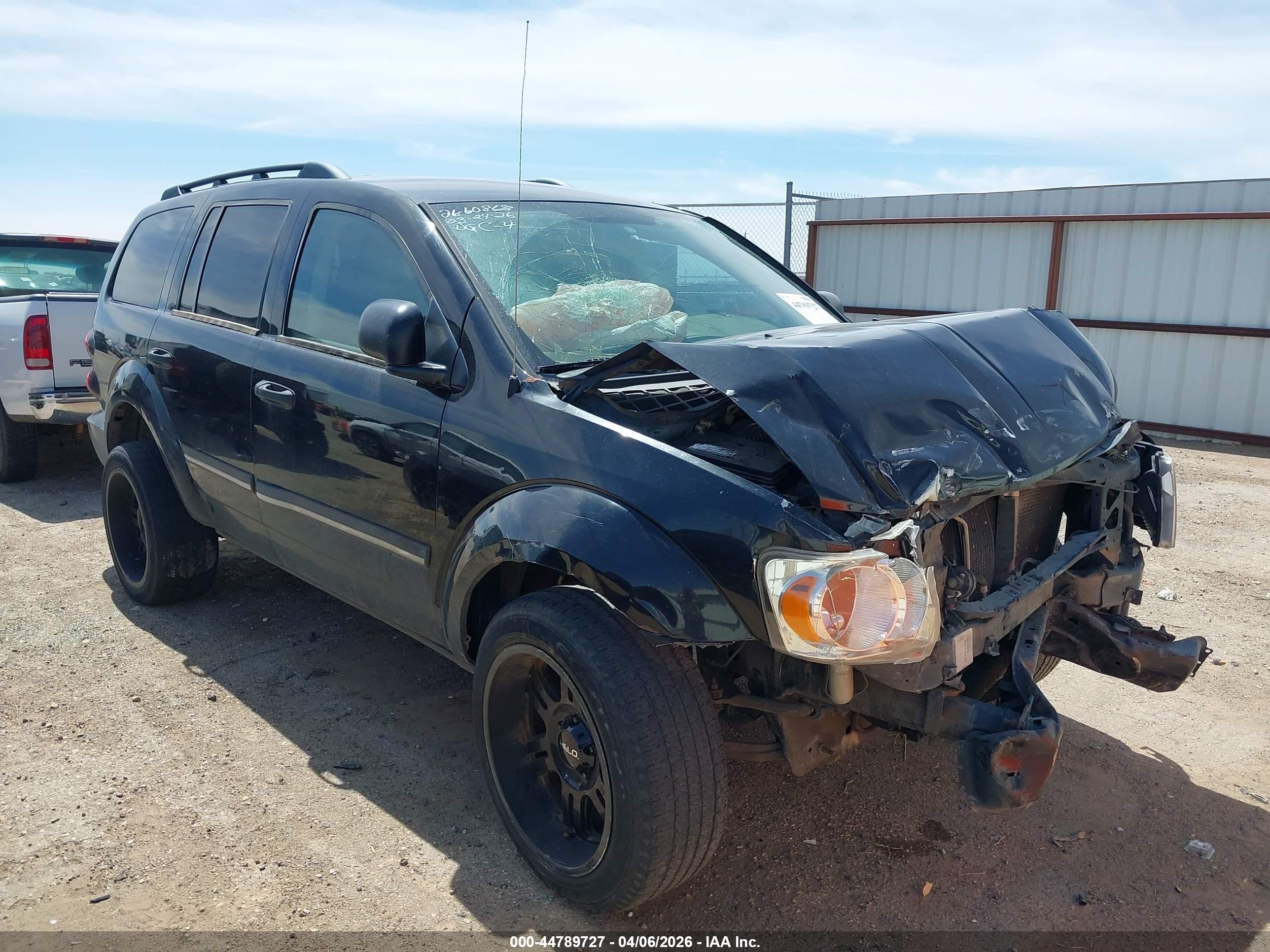 2007 Dodge Durango SLT, VIN 1D8HD48N07F532145 — Front end
