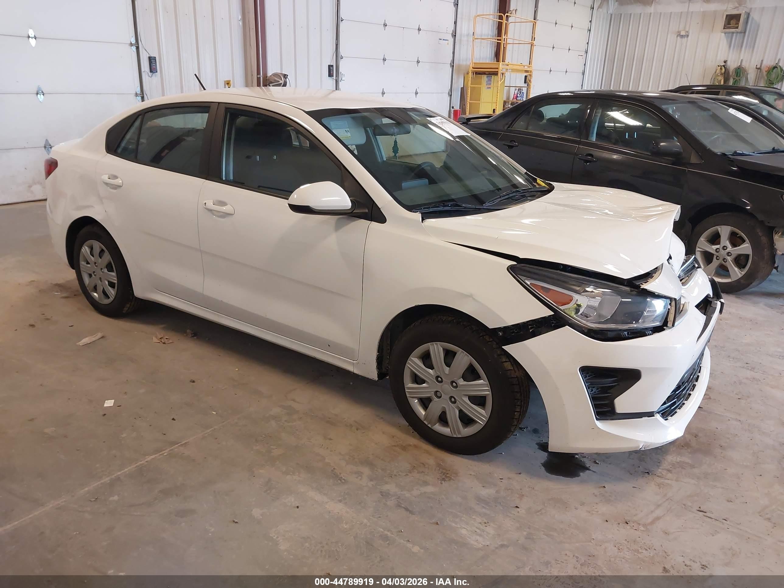 2023 Kia Rio LX, VIN 3KPA24AD8PE544089 — Front end