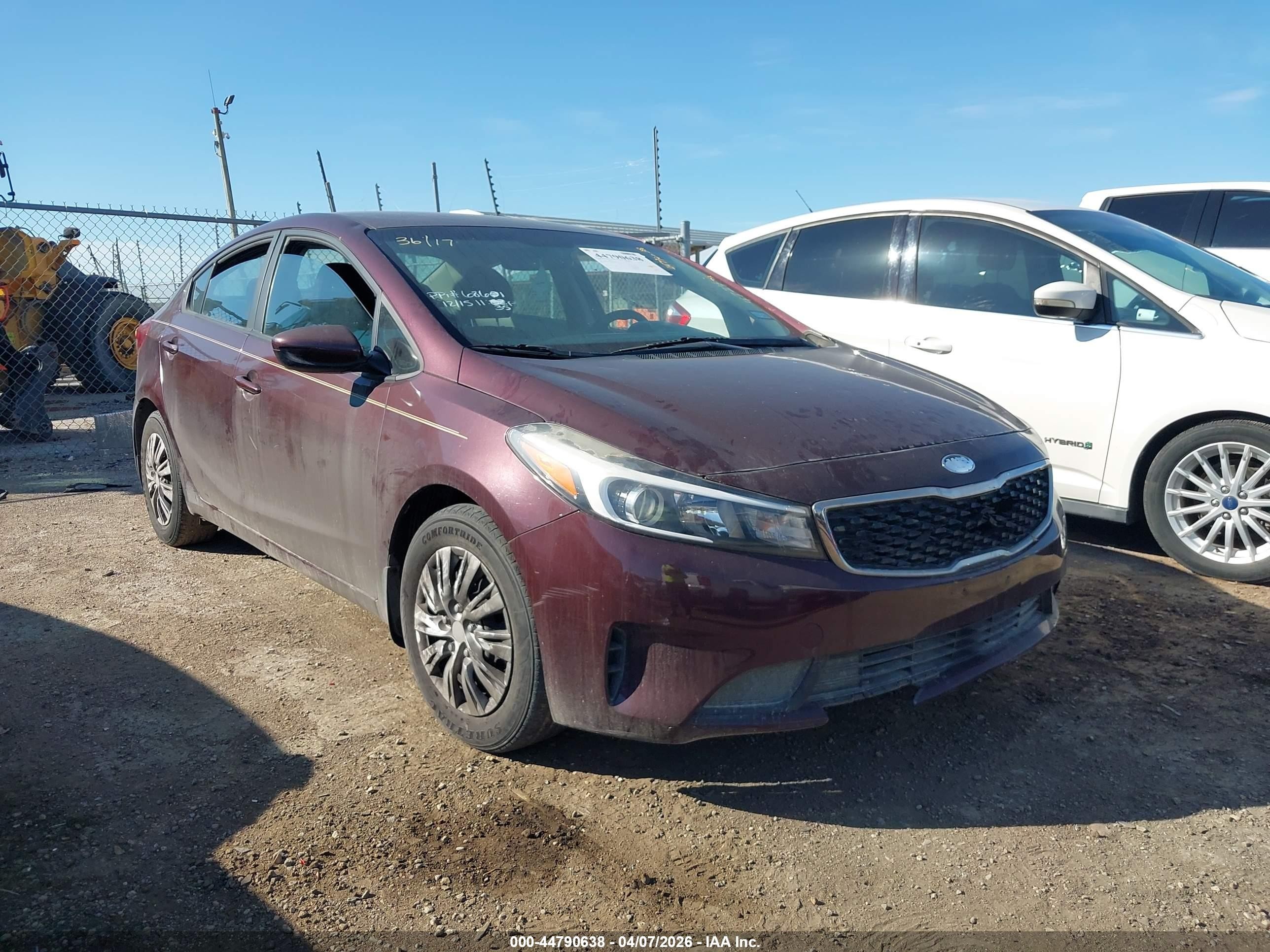 2017 Kia Forte LX, VIN 3KPFK4A76HE084724 — Hail