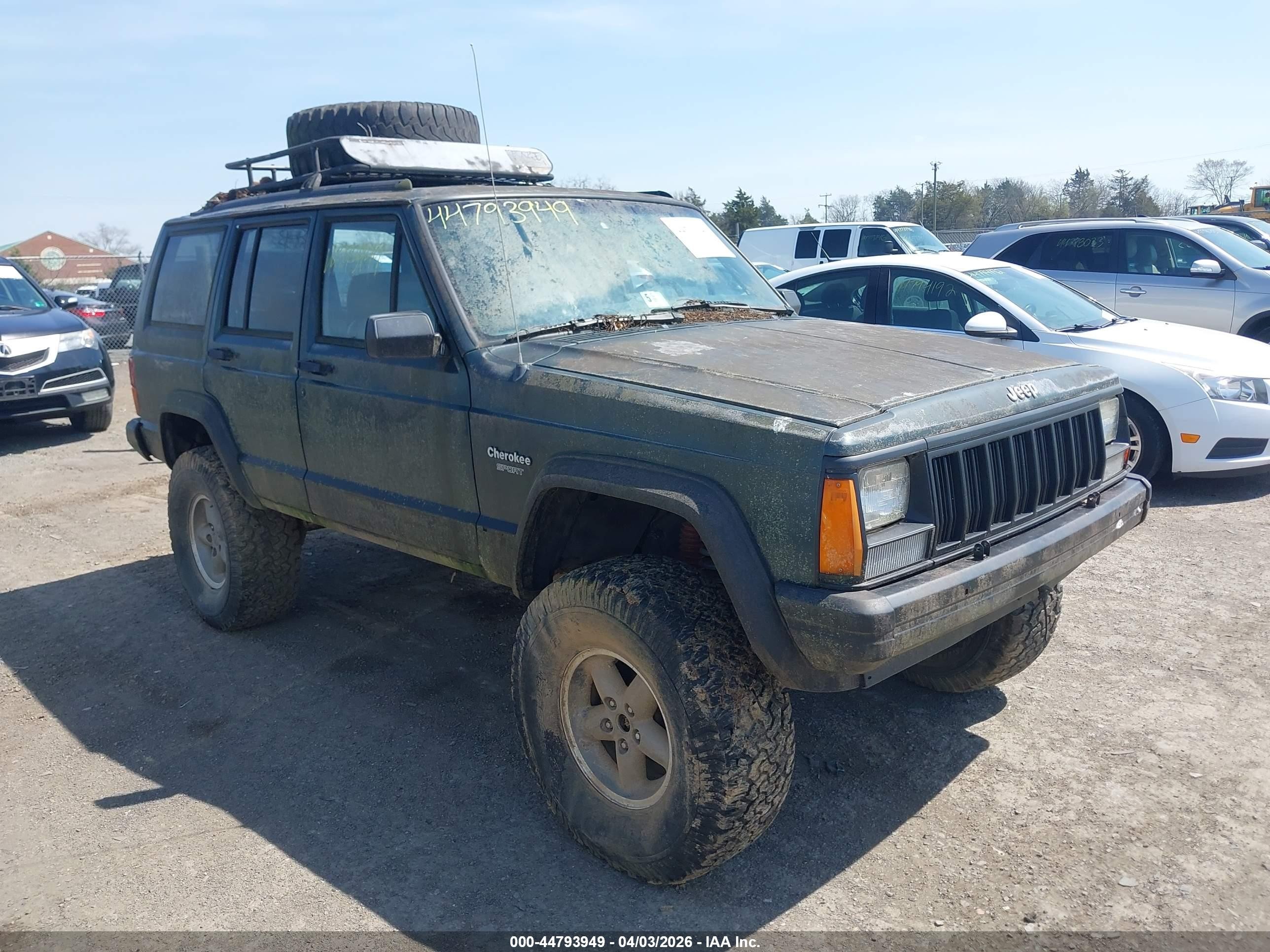 1994 Jeep Cherokee Sport, VIN 1J4FJ68S7RL252124 — Normal wear