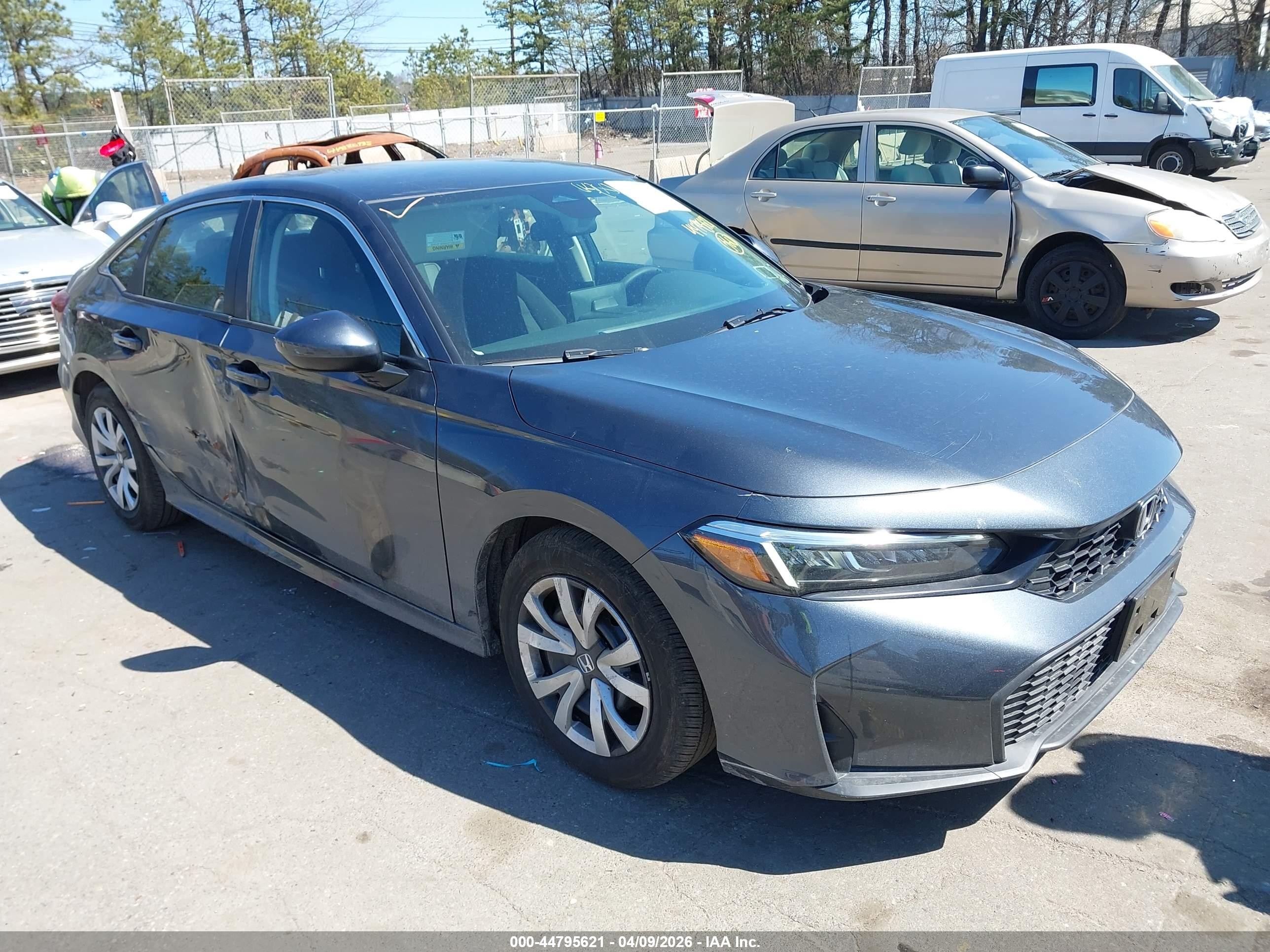 2026 Honda Civic LX, VIN 2HGFE2F21TH539728 — Side