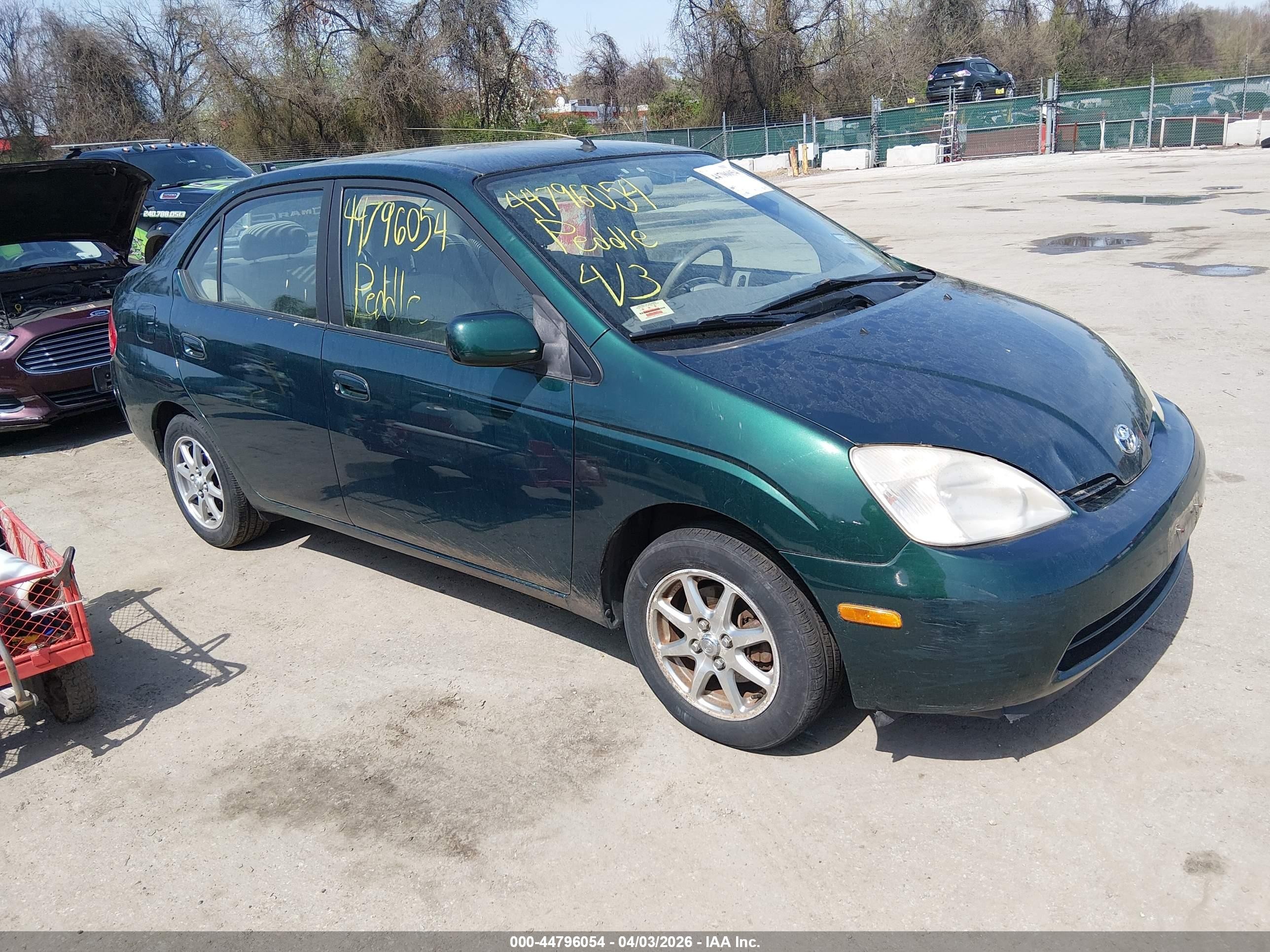 2001 Toyota Prius, VIN JT2BK12U710033838 — Normal wear