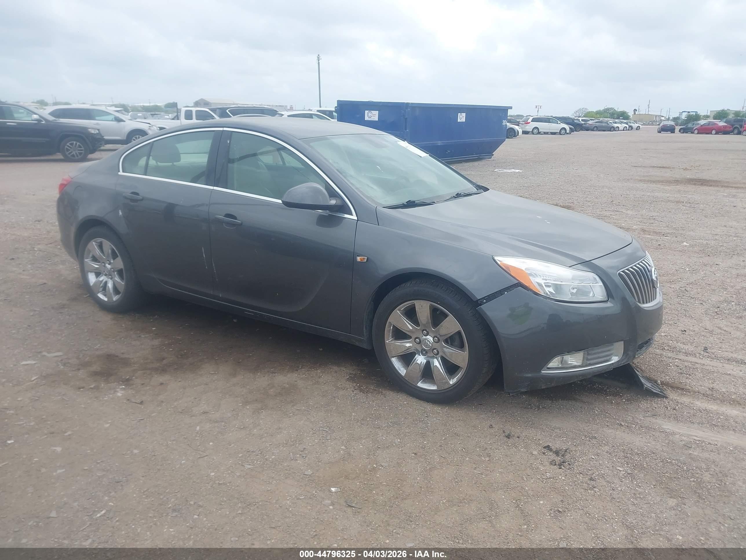2011 Buick Regal CXL Turbo TO1, VIN W04GV5EV1B1110631 — Repossession