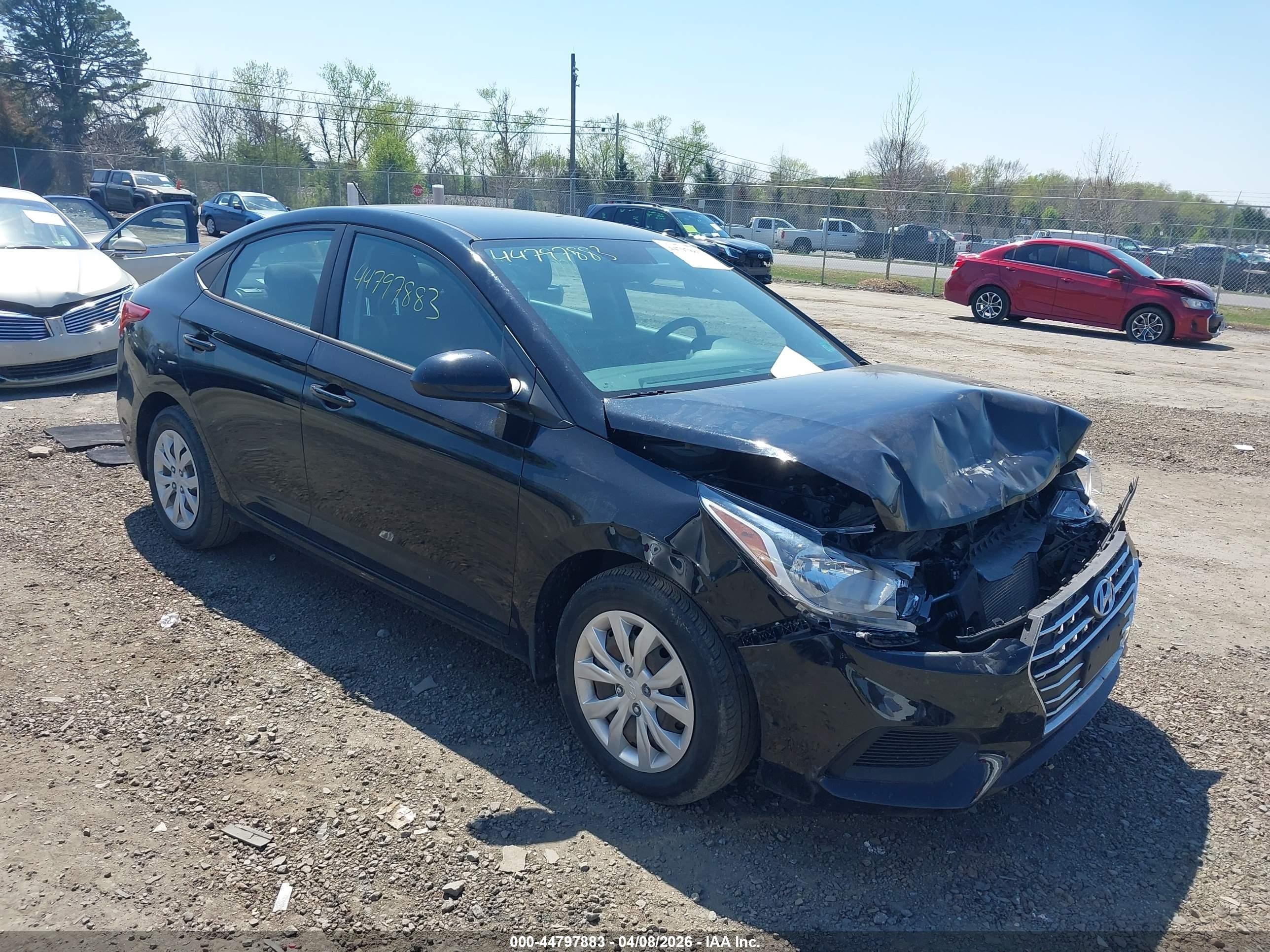 2022 Hyundai Accent SE, VIN 3KPC24A68NE179193 — Front end