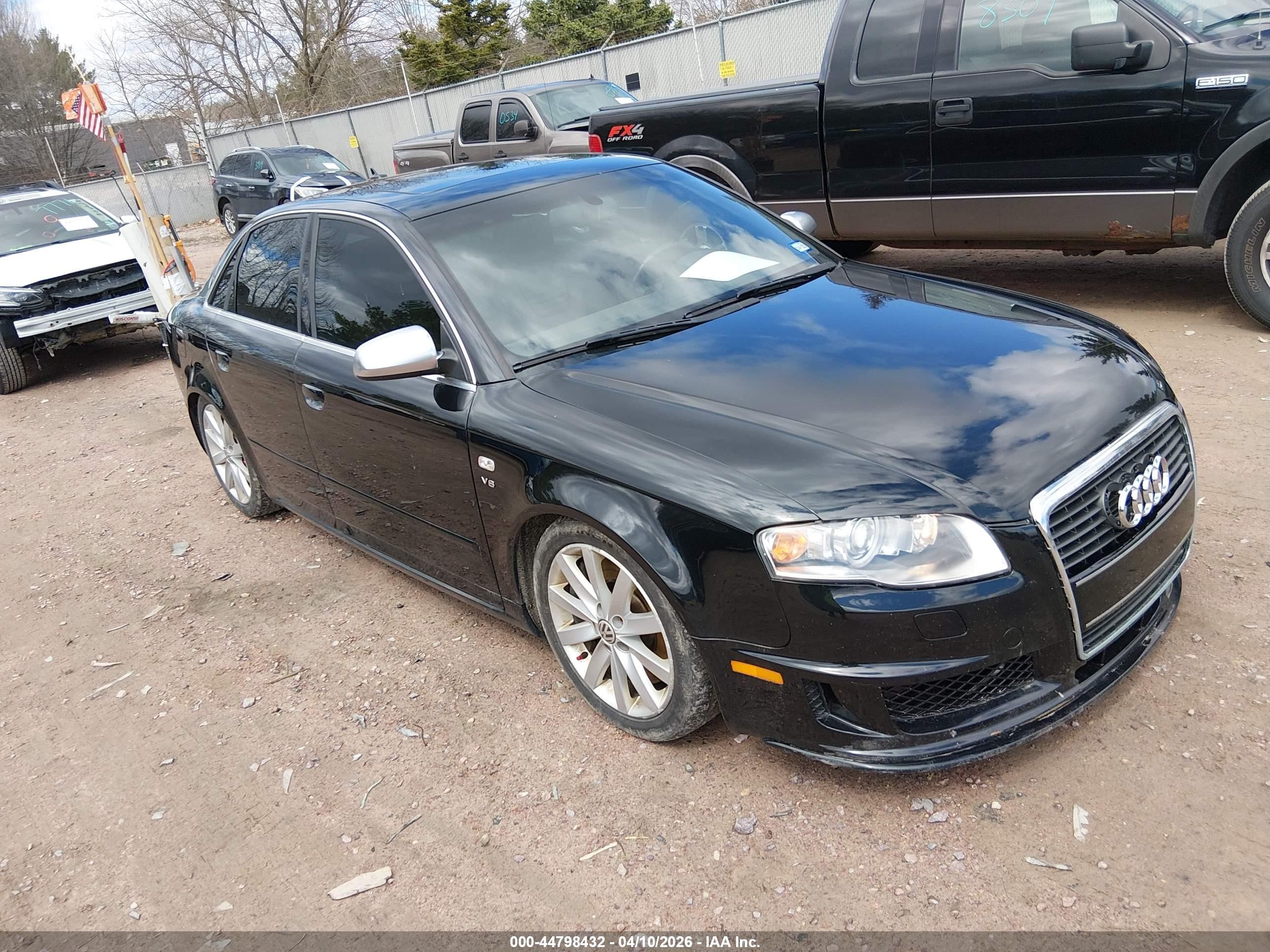2008 Audi S4, VIN WAUGL78EX8A137254 — Перед