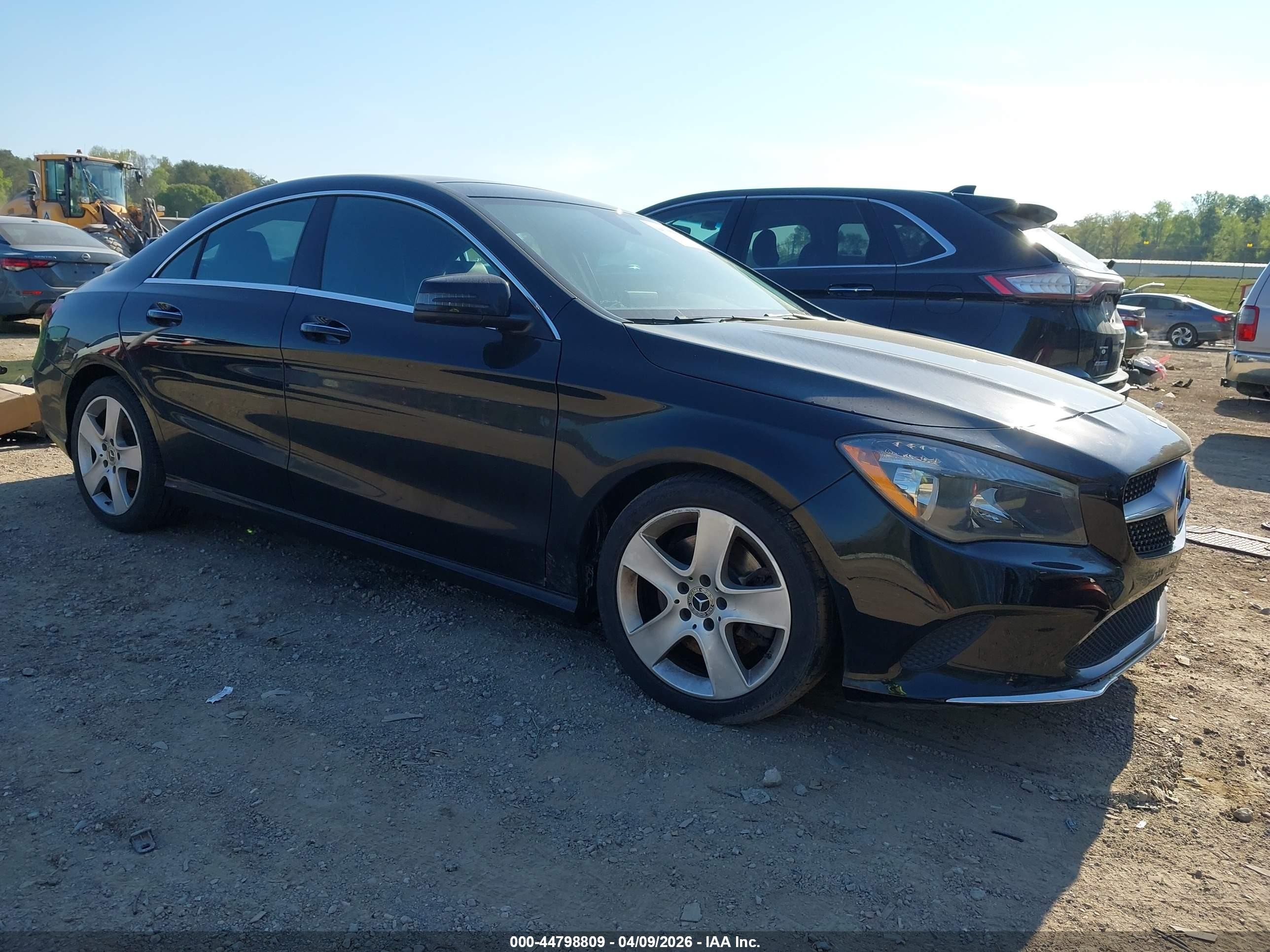 2018 Mercedes-Benz CLA 250, VIN WDDSJ4GB9JN655076 — Undercarriage