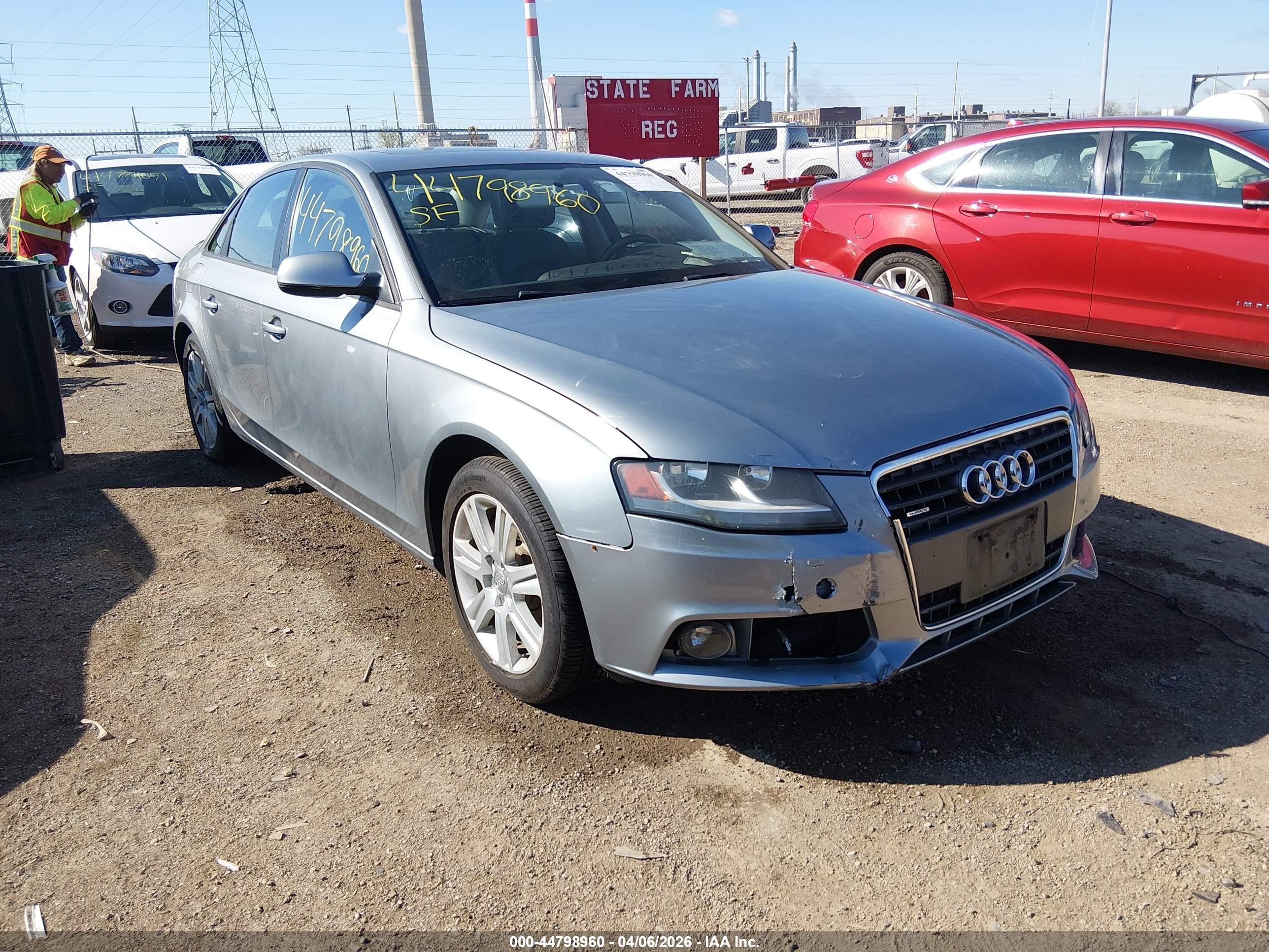 2011 Audi A4 Premium, VIN WAUBFAFL9BN009166 — All over