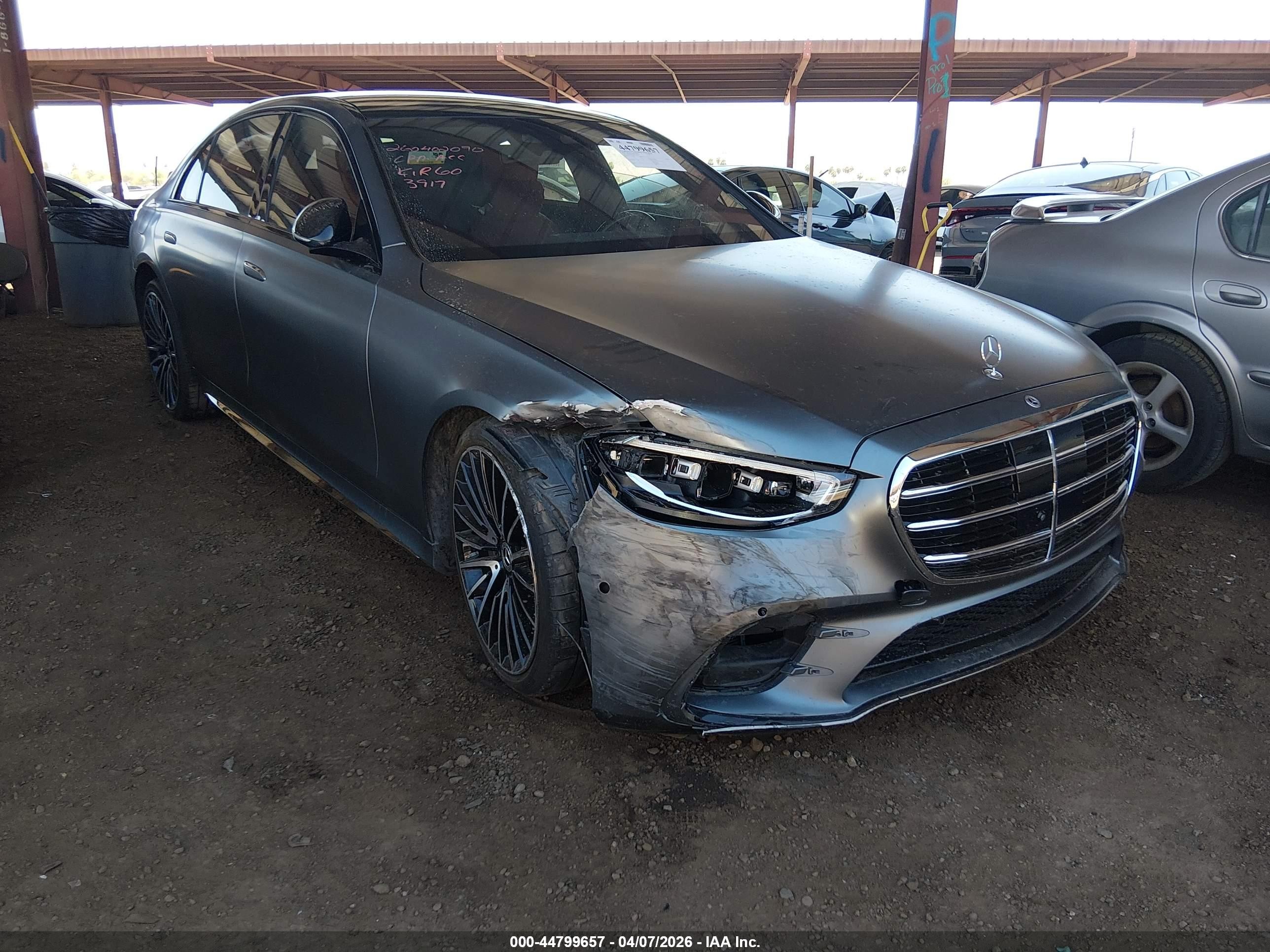 2023 Mercedes-Benz S 580, VIN W1K6G7GB6PA193917 — Front end