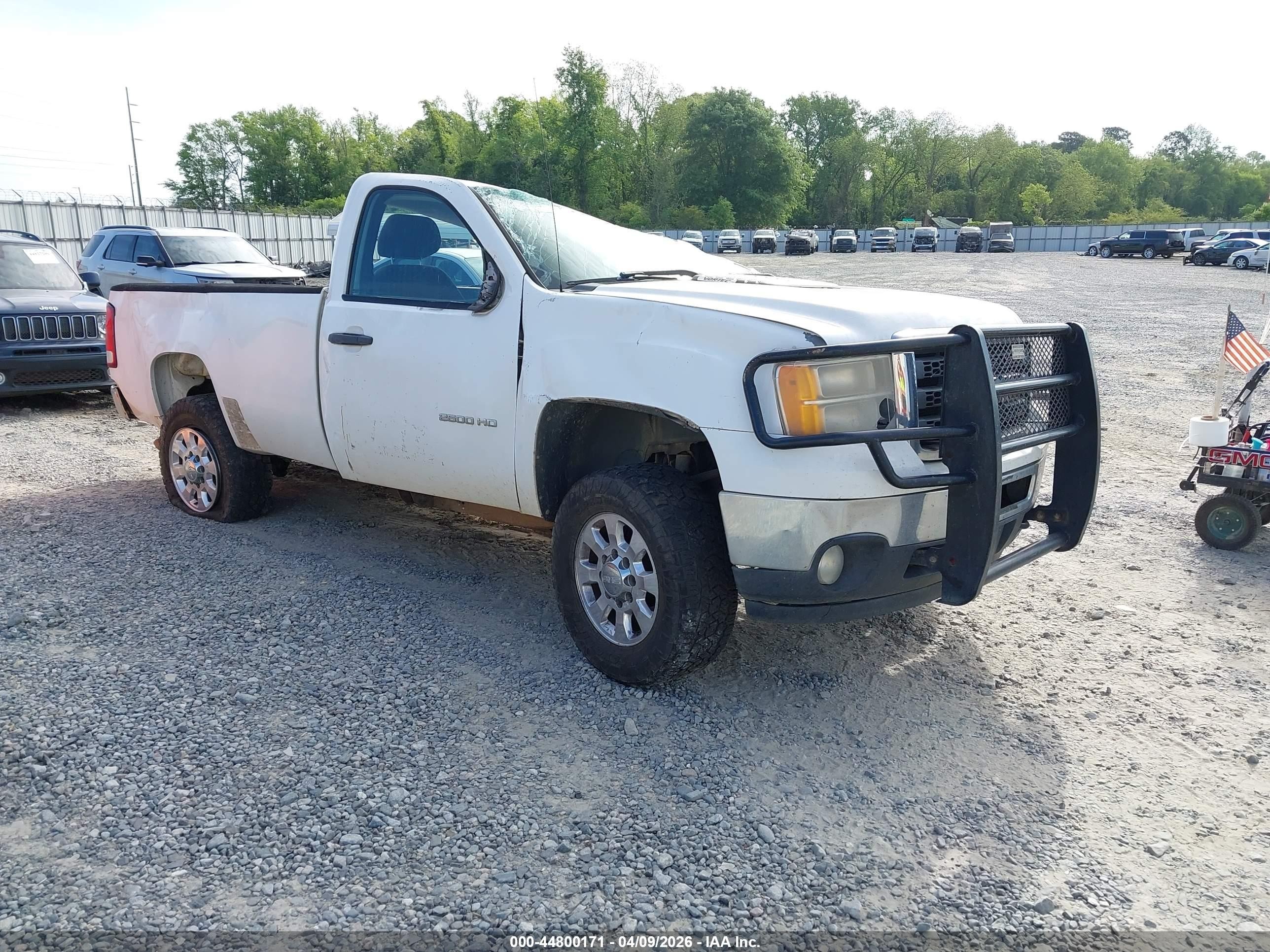 2011 GMC Sierra 2500HD Work Truck, VIN 1GT01ZCG3BF200901 — All over