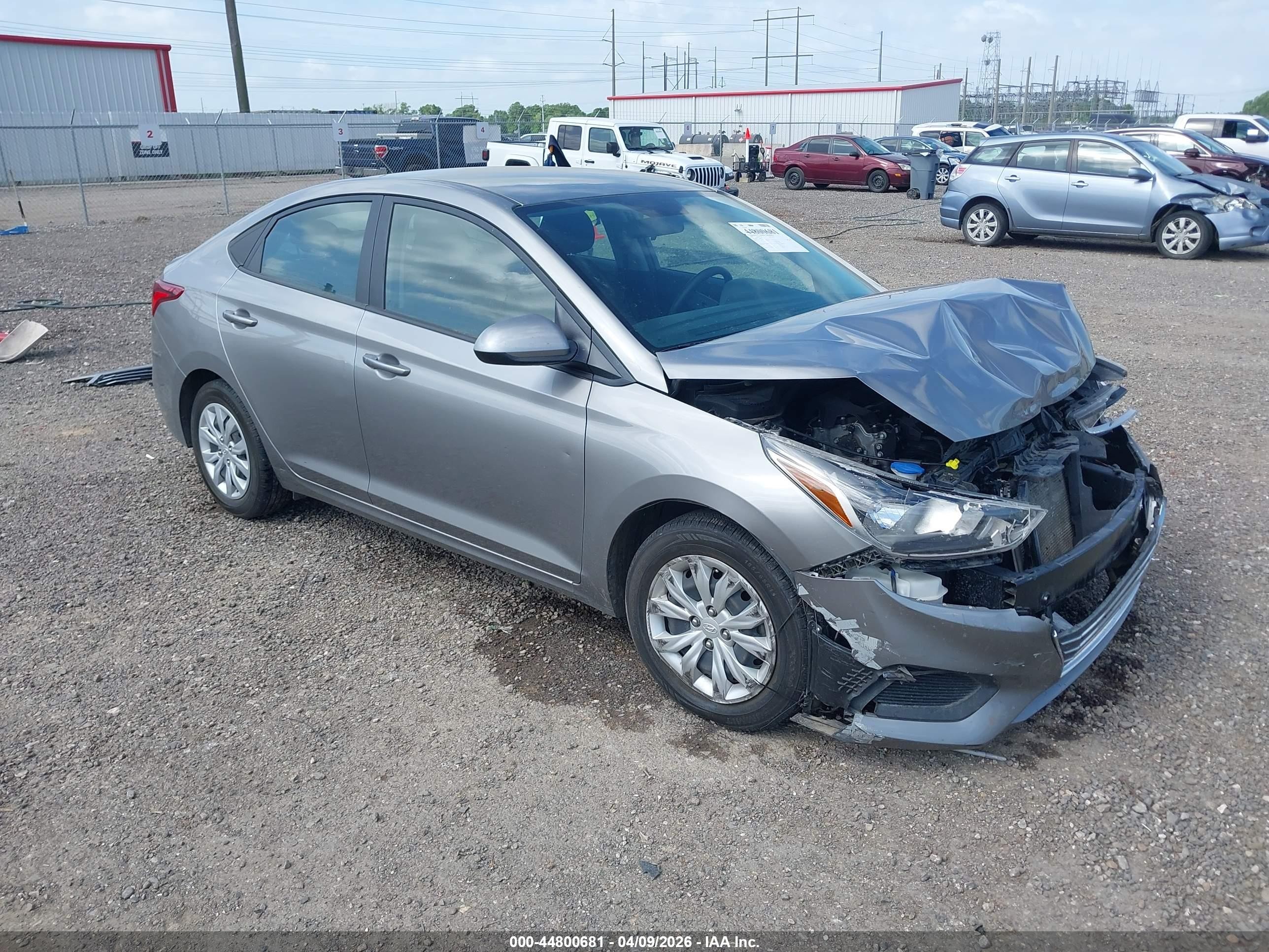 2021 Hyundai Accent SEL, VIN 3KPC24A6XME147716 — Front end