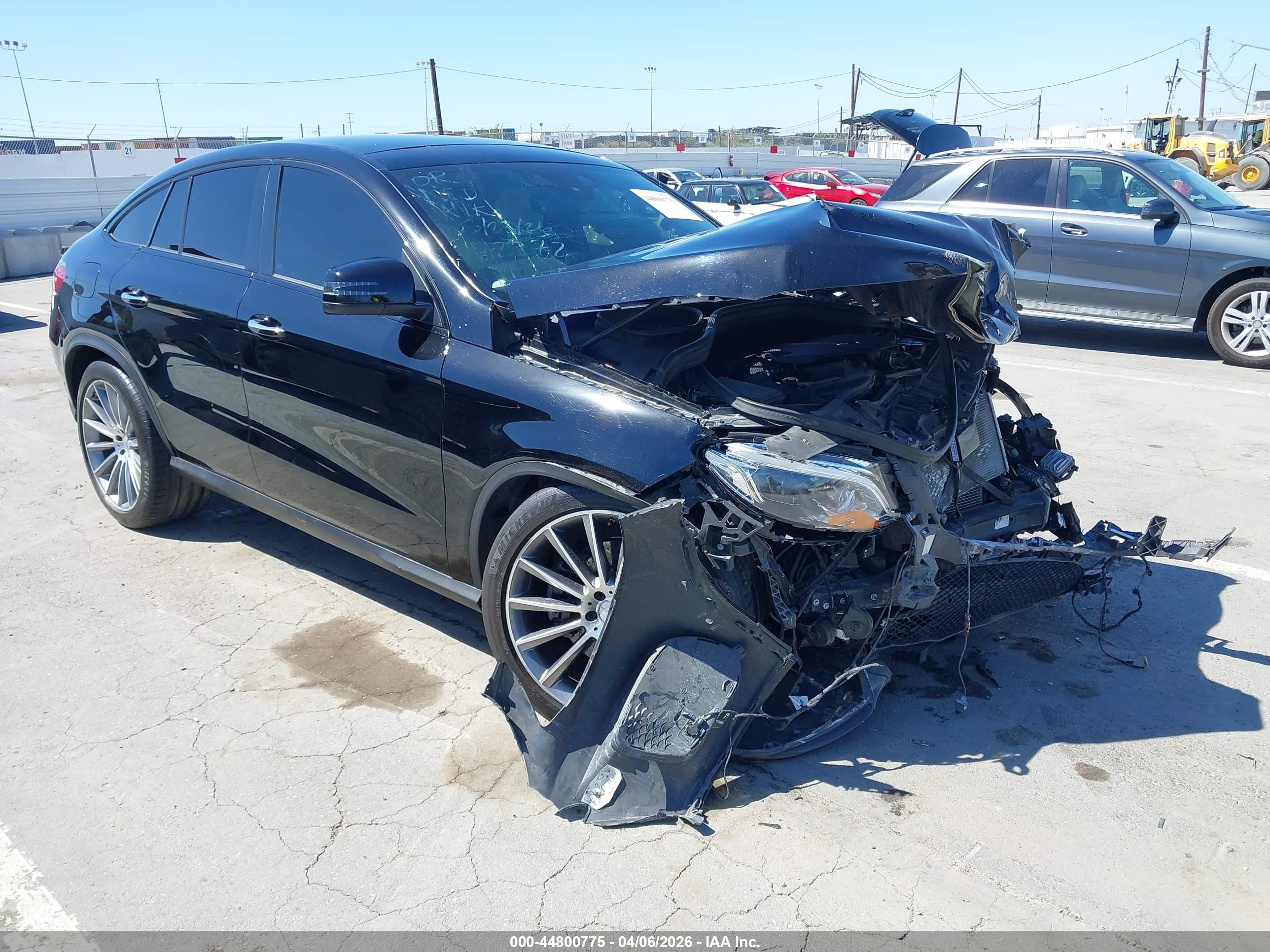 2018 Mercedes-Benz GLE 43 AMG, VIN 4JGED6EB8JA100720 — Front end