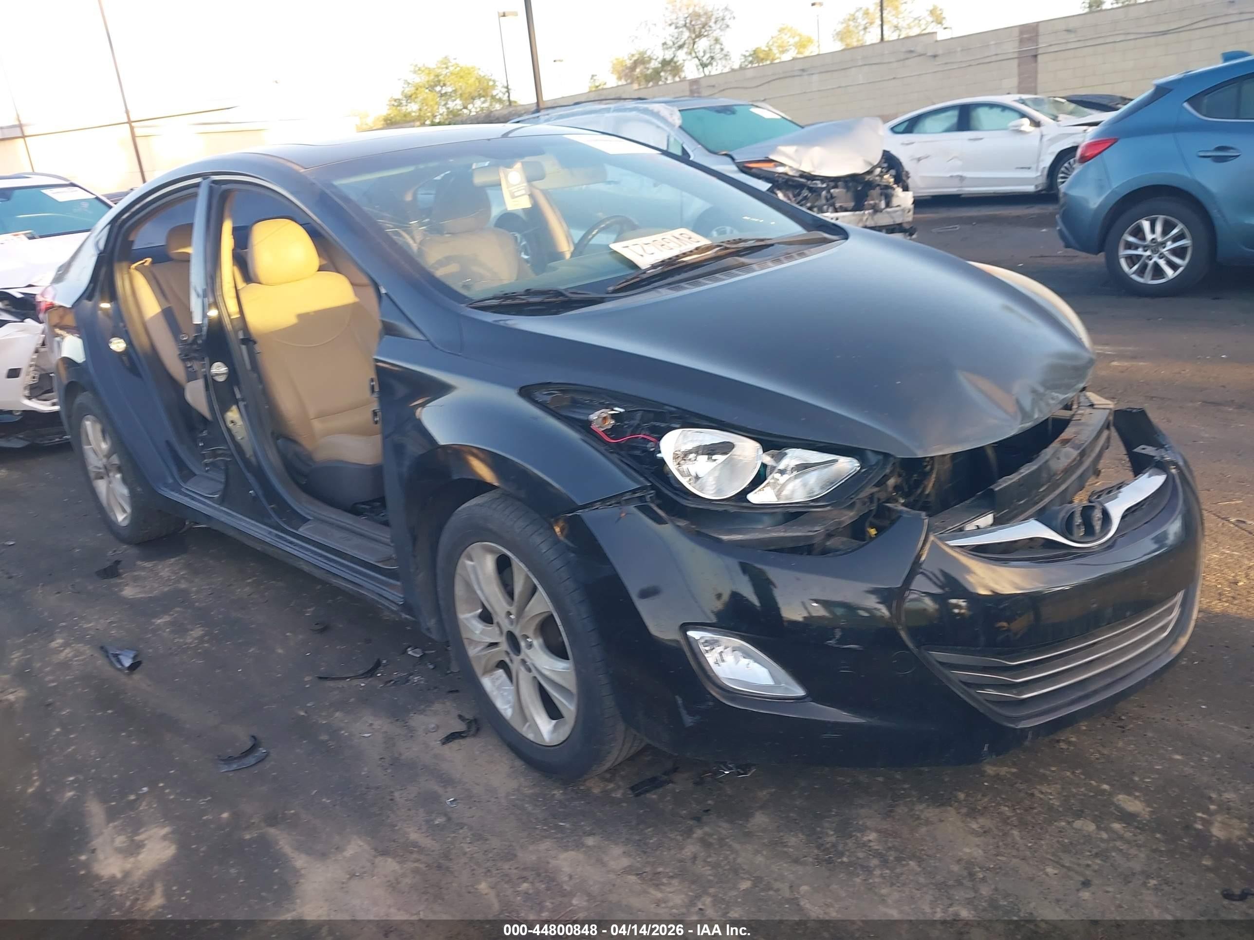 2011 Hyundai Elantra Limited, VIN 5NPDH4AE2BH044390 — Stripped