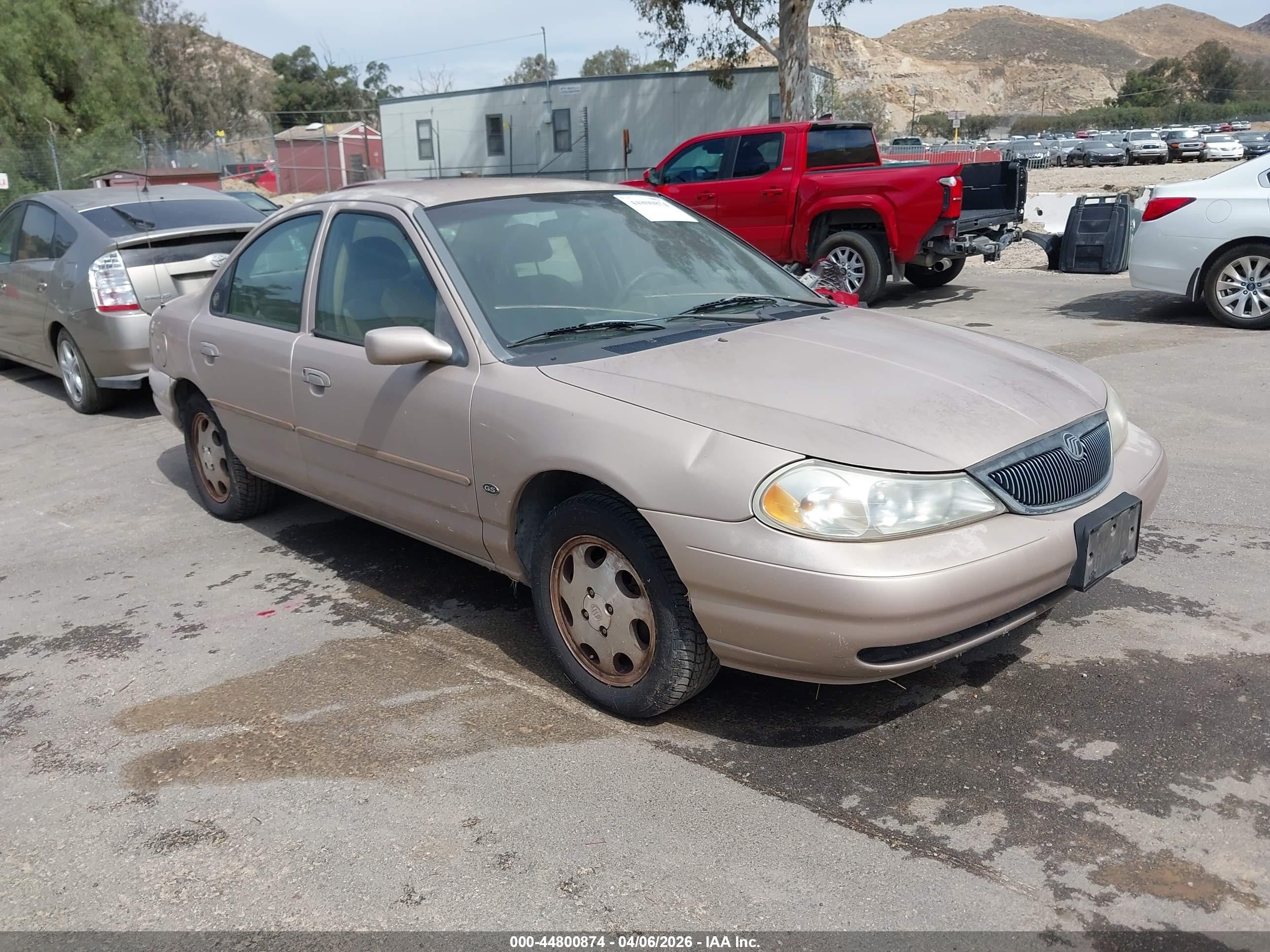 1999 Mercury Mystique GS, VIN 1MEFM6534XK633277 — Normal wear