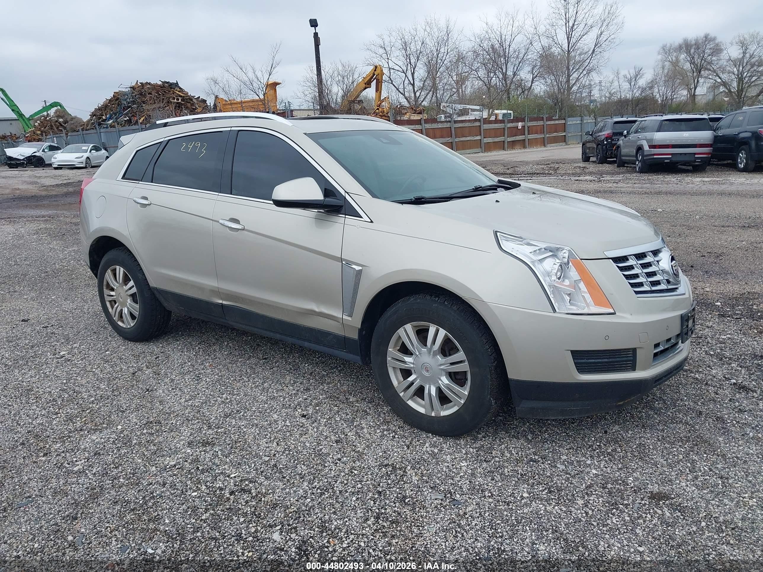2016 Cadillac SRX Luxury Collection, VIN 3GYFNBE38GS531857 — Hail