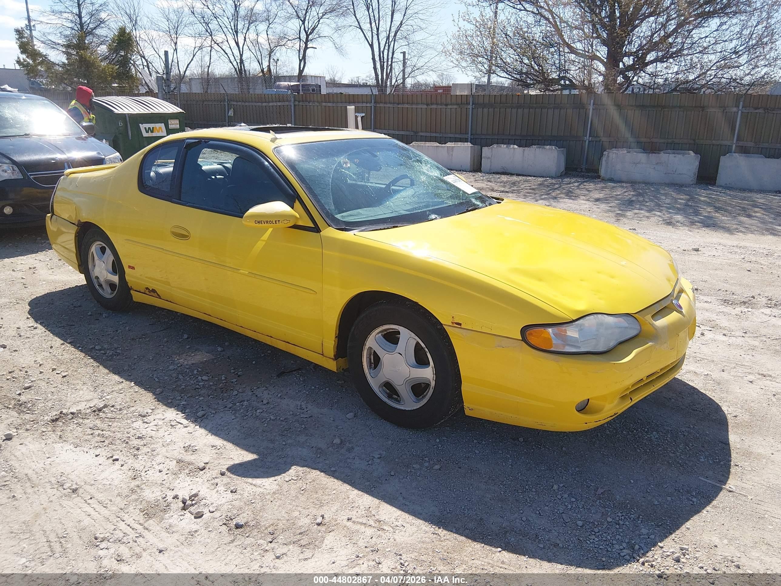 2004 Chevrolet Monte Carlo SS, VIN 2G1WX15K349256501 — All over