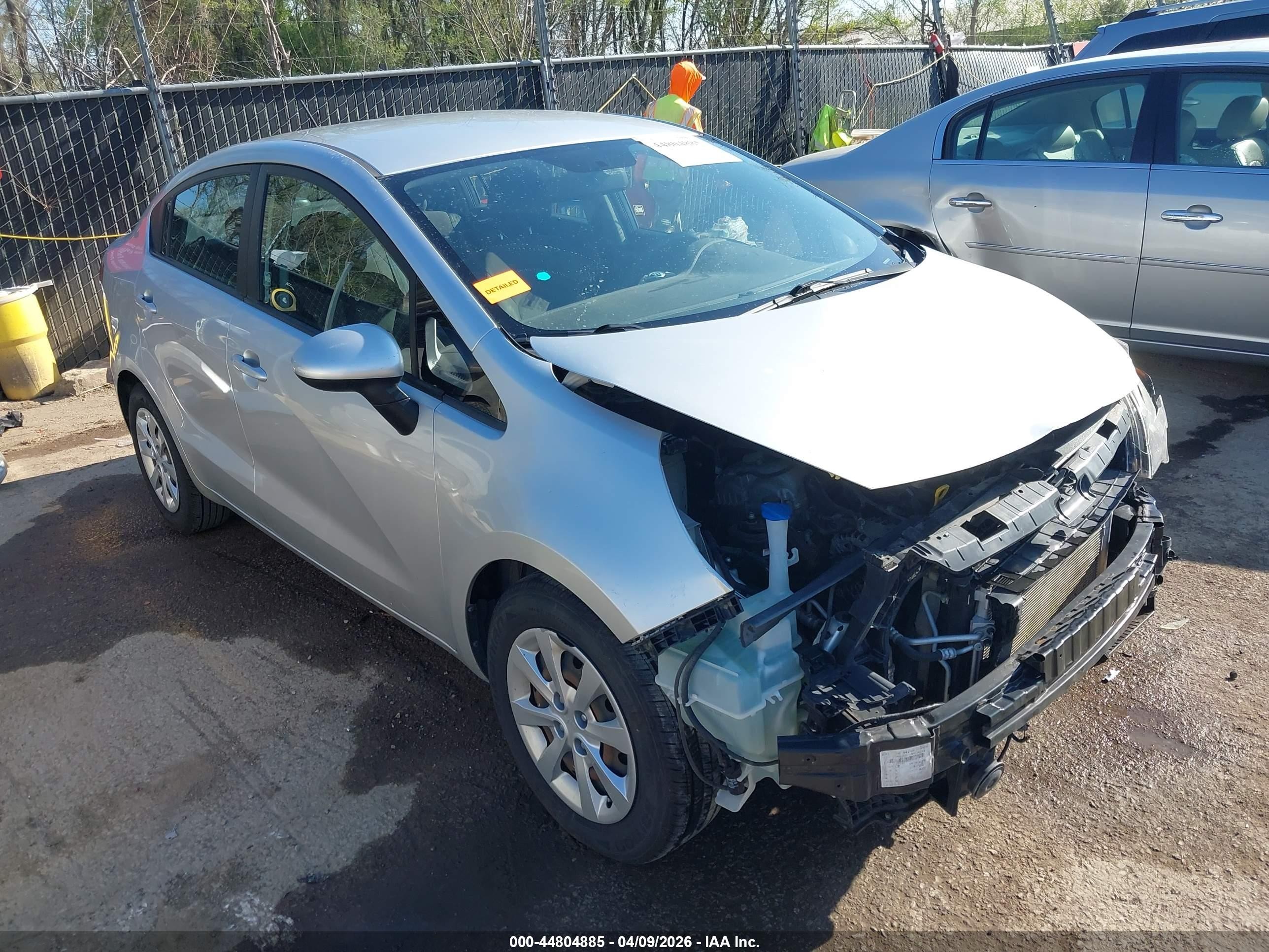 2016 Kia Rio LX, VIN KNADM4A39G6541705 — Front end