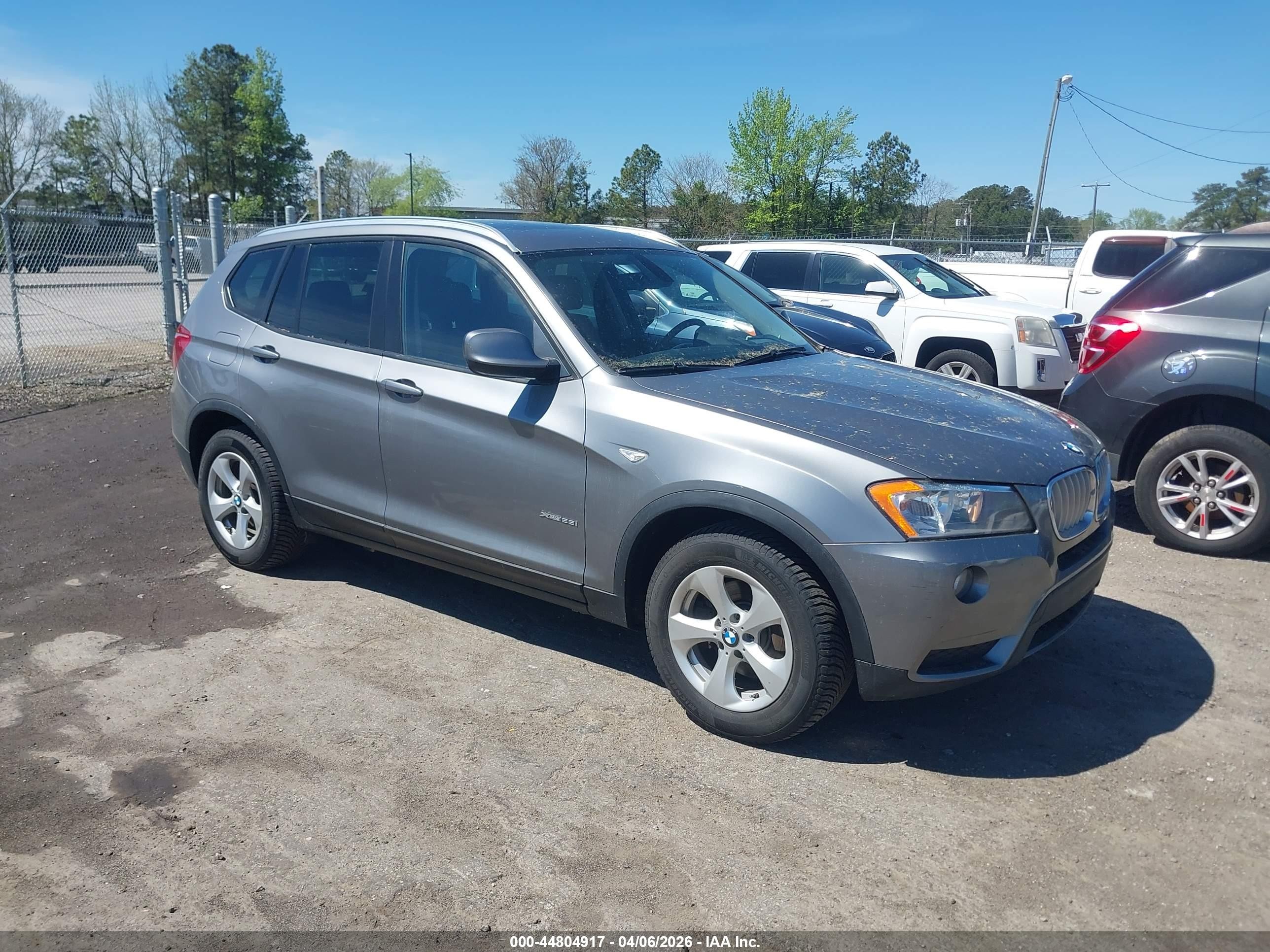 2012 BMW X3 28i, VIN 5UXWX5C57CL718494 — Перед