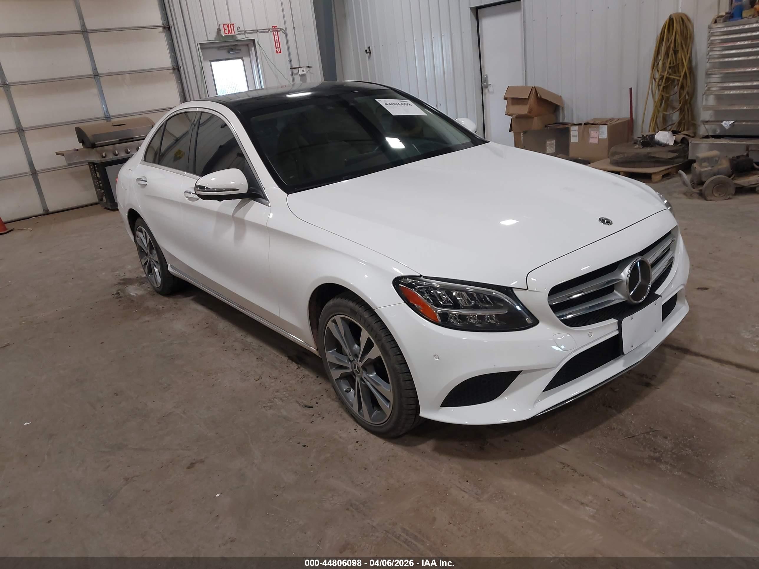2021 Mercedes-Benz C 300, VIN W1KWF8EB0MR632652 — Rear end