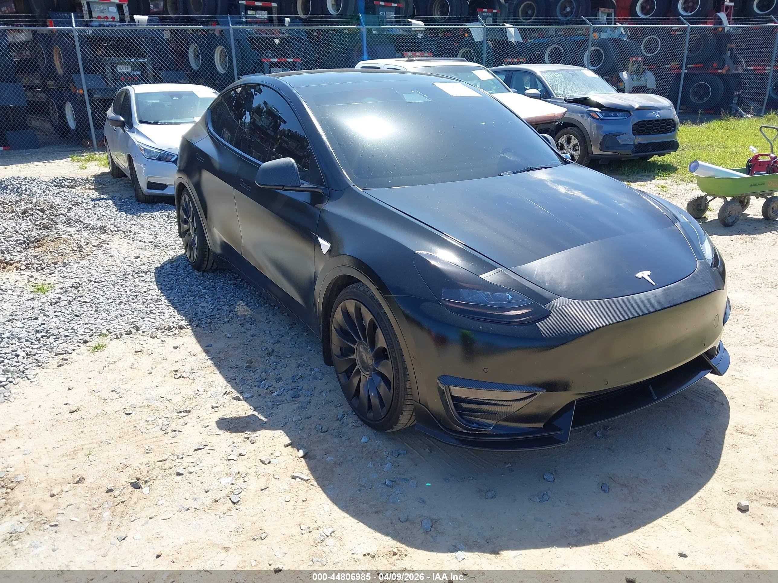 2021 Tesla Model Y Performance, VIN 5YJYGDEF3MF268809 — Not stated